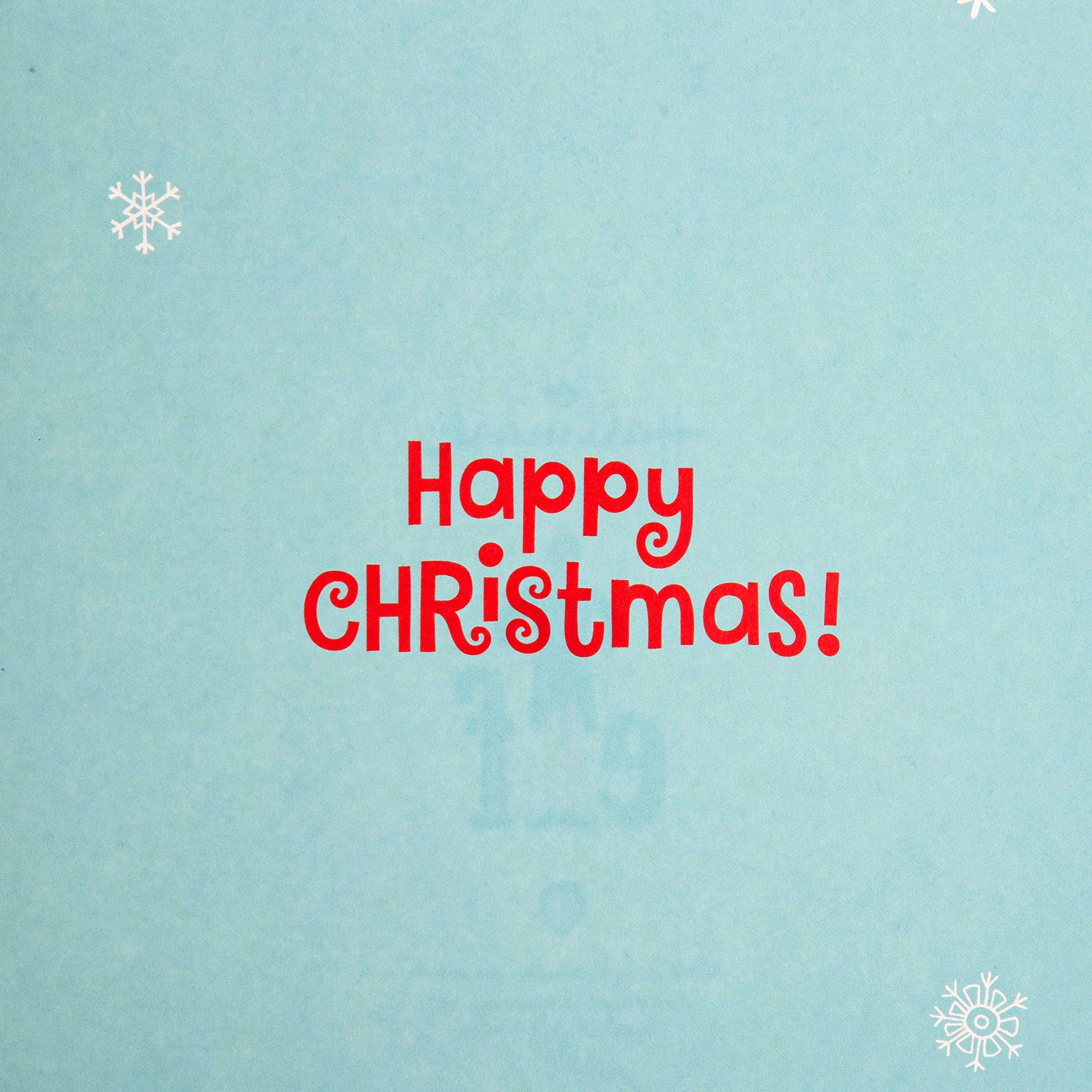 Hallmark Weihnachtskarte Für Neffe – Lustiges Warner Bros Elf Design, Mit Rotem Umschlag, 22,8x15,9 Cm