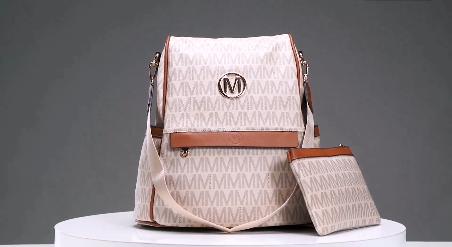 Sac à Dos Anti-Vol Pour Femme MKP - Mode Urbain Avec Multiples Poches Et Signature - Neuf Avec Étiquettes
