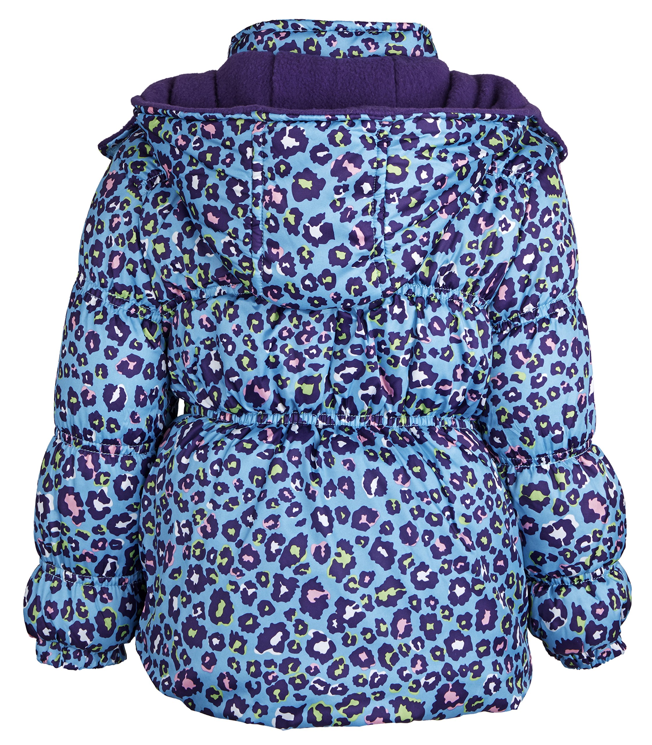 Pink Platinum Baby Girls Fleece Lined Down Alternative Puffer Bubble Jacket - Turquoise (24 Months)