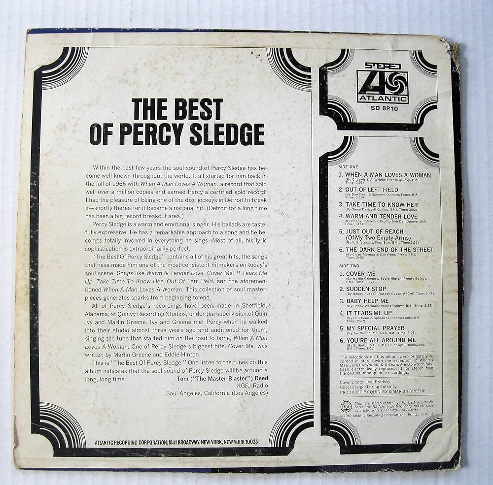 Amazon.com: The Best Of Percy Sledge: CDs & Vinyl