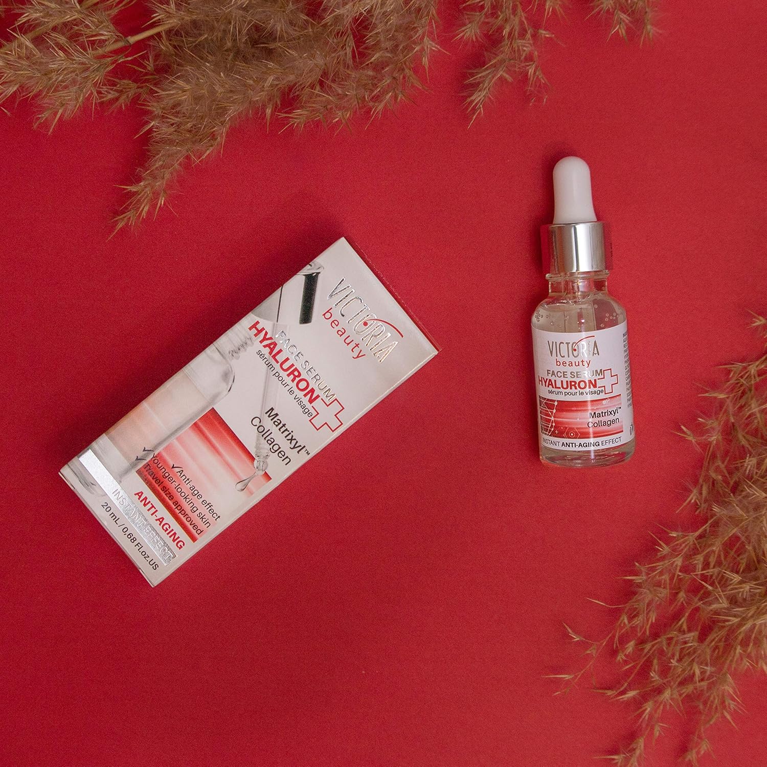 Victoria Beauty Hyaluronic Acid Serum with Niacinamide, Collagen and Matrixyl 3000 - Image 3