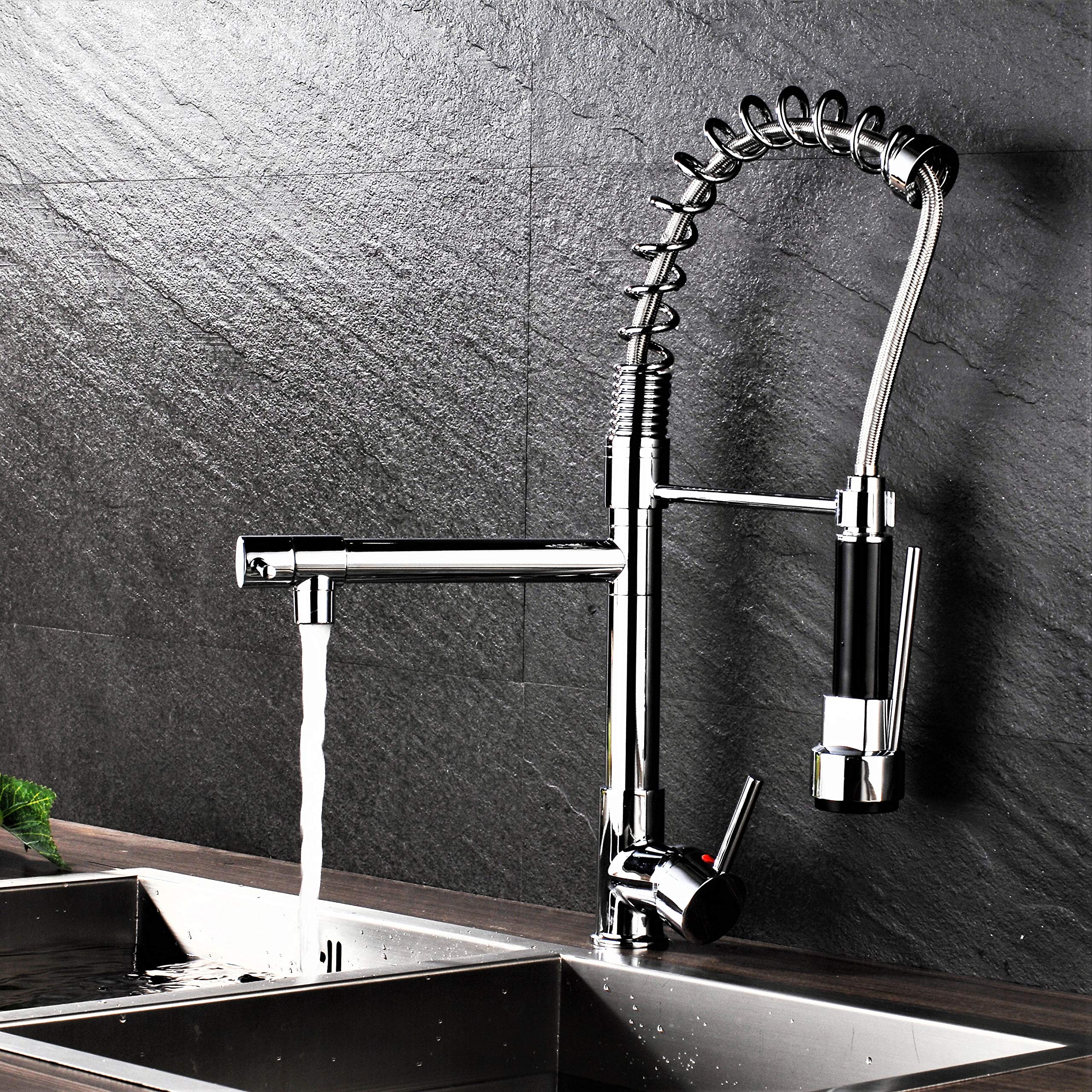 Gastro profesional – Grifo cocina grifo mezclador grifo ducha resorte