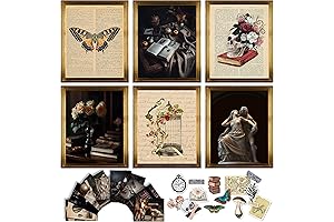 Dark Academia Room Decor Aesthetic: 8x10 UNFRAMED Vintage Posters