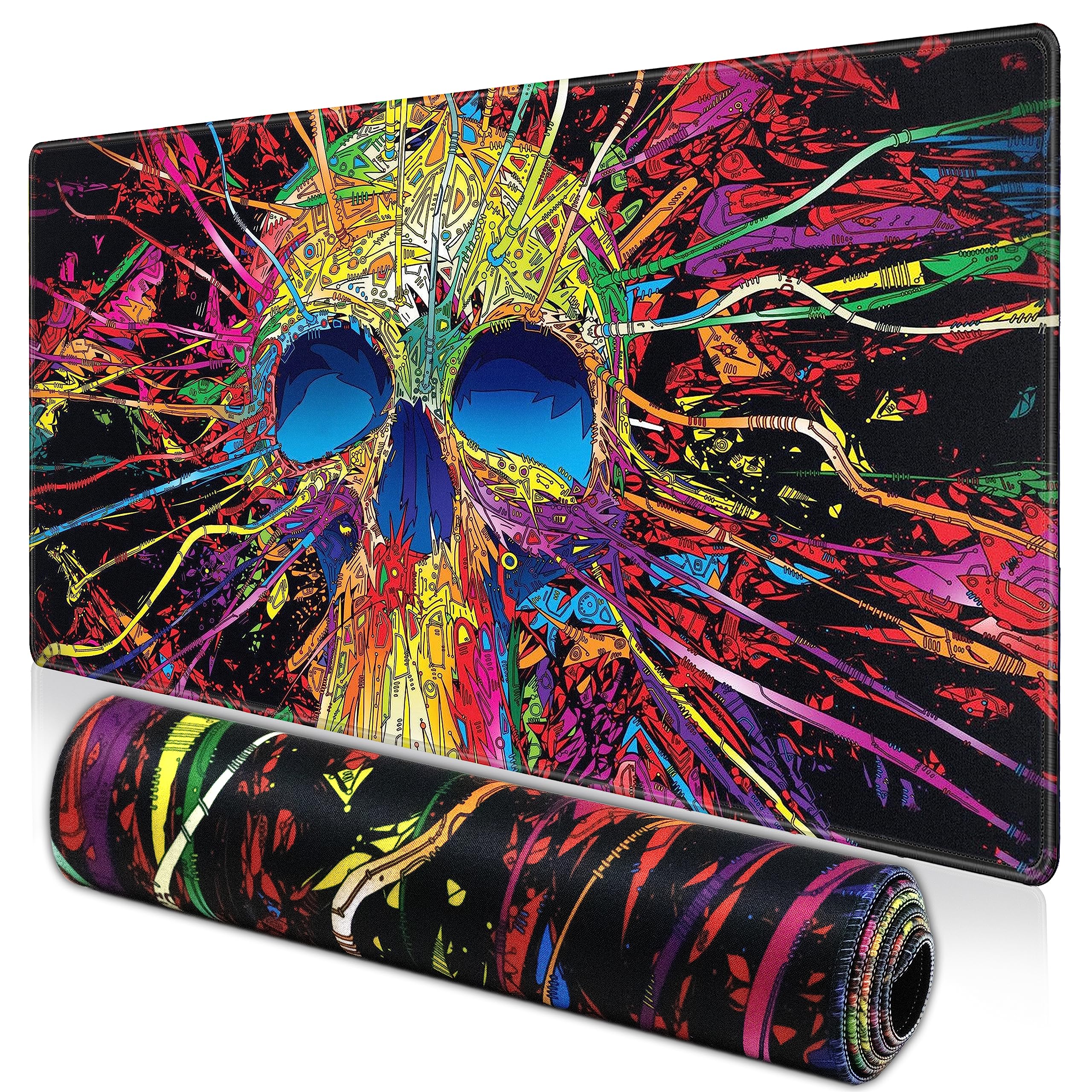 See full amazon price history chart for Qizlar Extended Gaming Mouse Pad (80cm x 30cm x 0.3cm) Extra Large Gaming Mouse Mat for Gamer, Waterproof Office Desktop Mat (Skull-Multicolor) Qizlar Extended Gaming Mouse Pad (80cm x 30cm x 0.3cm) Extra Large Gaming Mouse Mat for Gamer, Waterproof Office Desktop Mat (Skull-Multicolor) (B0C8154VN5) Amazon Price History, Amazon Price Tracker
