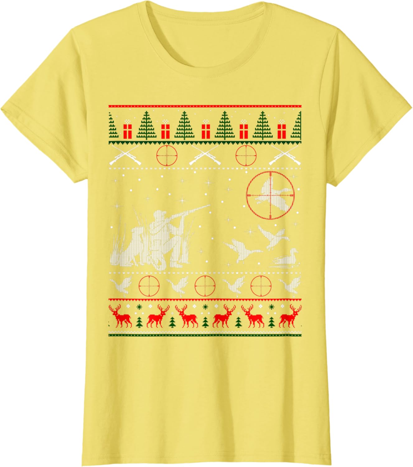 duck hunting christmas sweater