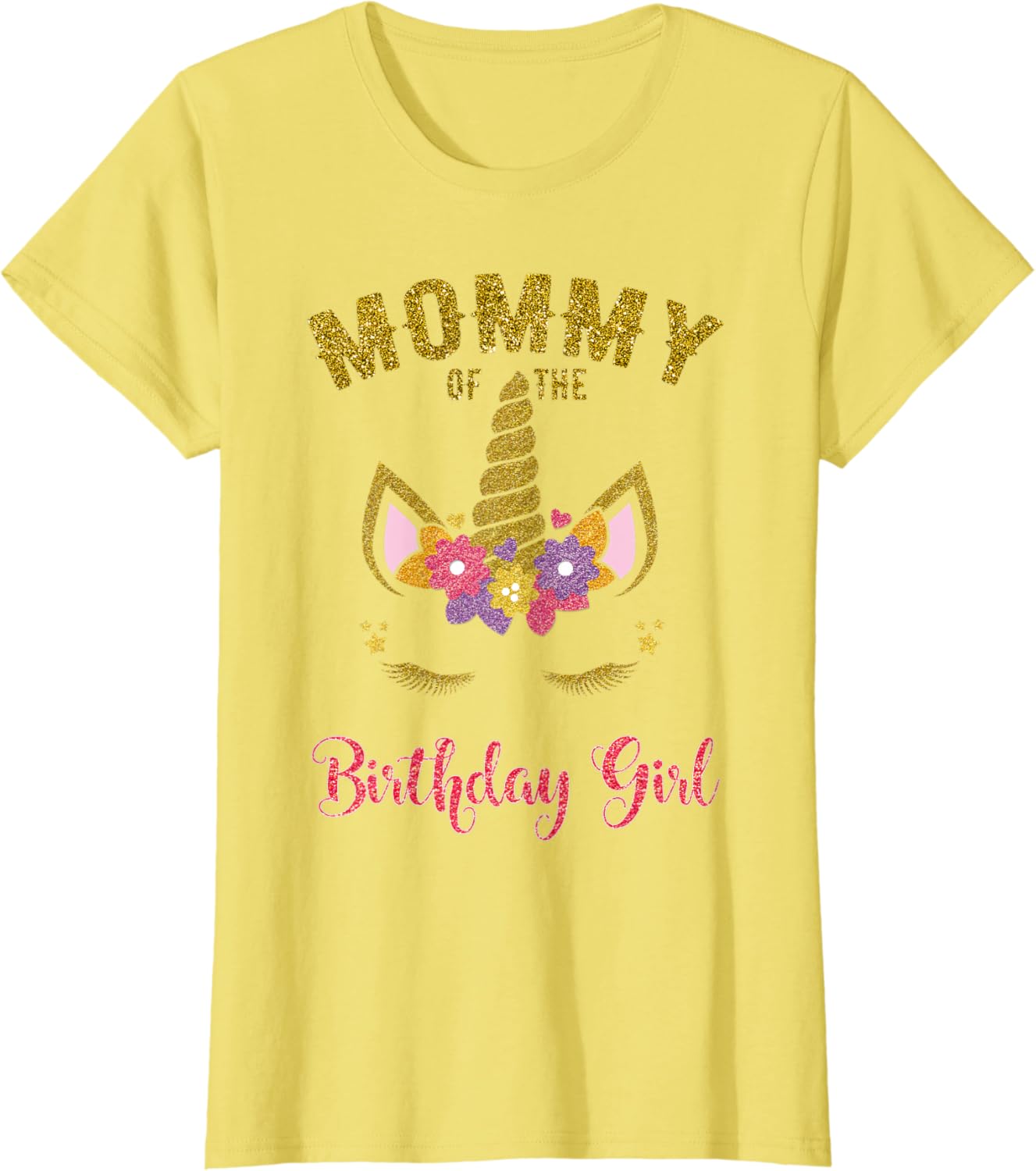Mom of the birthday girl unicorn shirt Clearance