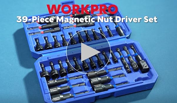 Amazon.com: WORKPRO 39-Piece Magnetic Nut Driver Set, Impact