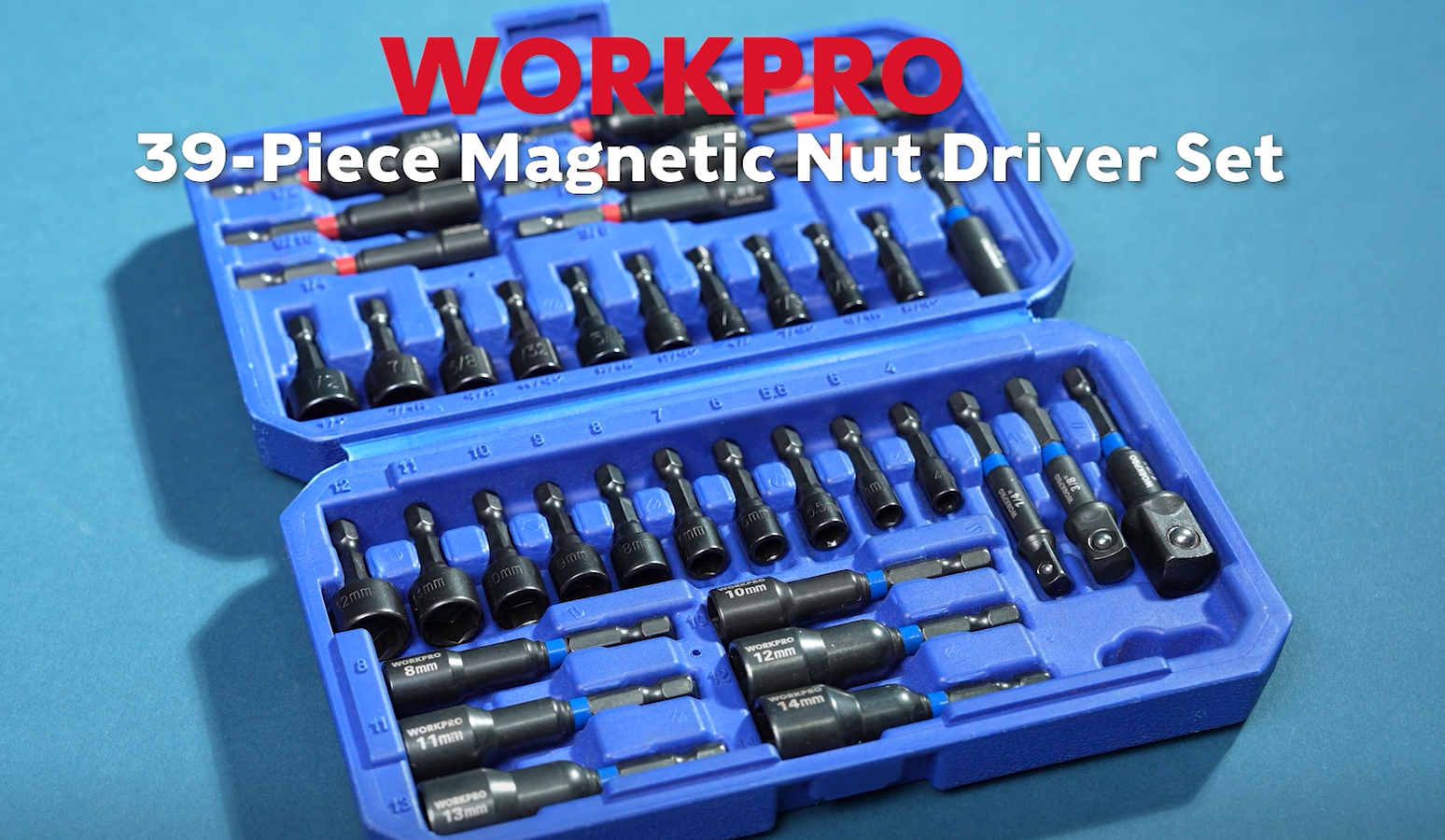 Amazon.com: WORKPRO 39-Piece Magnetic Nut Driver Set, Impact