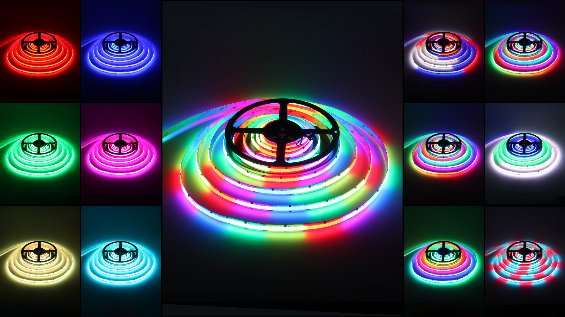 ALITOVE WS2811 – Luz LED Direccionable De Píxeles 50 Unidades 5 V 0 472 In Modulo De Pixeles Led Rgb Difundido Cable Negro Redondo Ip68 Resistente Al Agua Colombia