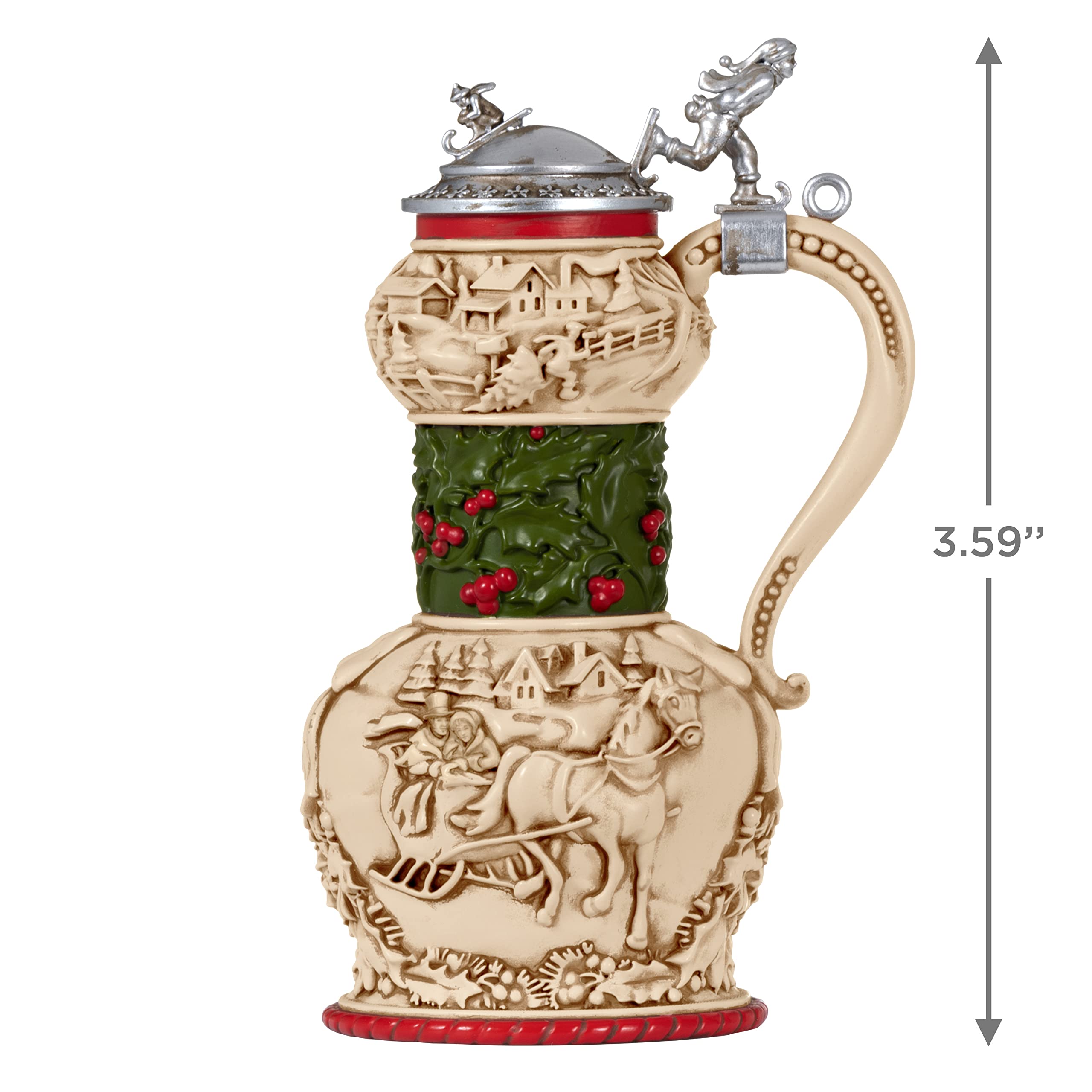 Amazon.com: Hallmark Keepsake Christmas Ornament 2023, Beer Stein