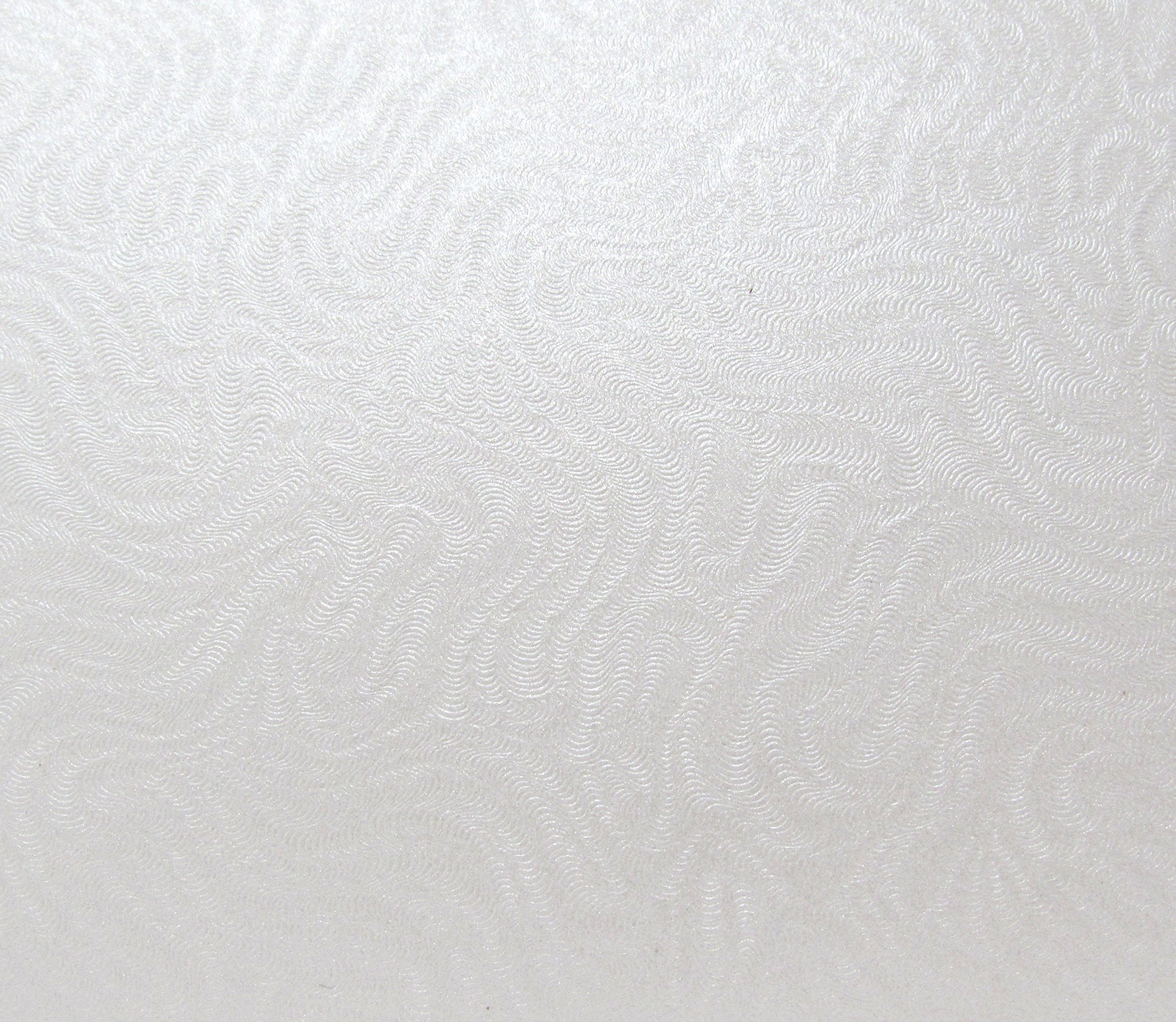 10 hojas tamaño A4 de papel con textura perlada y brocada en relieve de 290 g/m² (blanco pálido)
