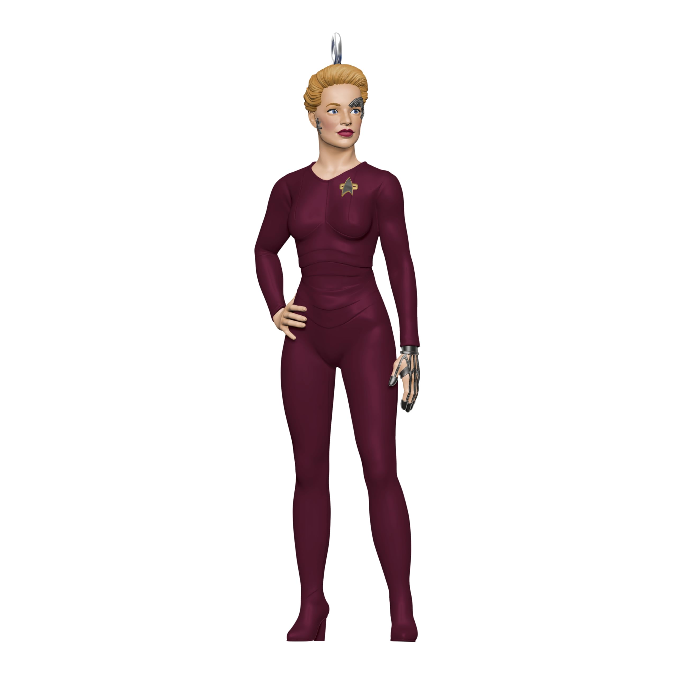 Hallmark Keepsake Mini 2025, Star Trek: Voyager Seven Of Nine 1.75 Inch Mini Christmas Ornament 2025, Star Trek: Voyager Seven Of Nine, Gifts For Trekkies