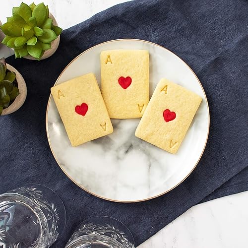 Miniatura 3 de Tarjeta de póquer Ace of Heart cortador de galletas, 1 pieza, ideal para DIY Las Vegas Casino fiesta temática - Bakerlogy