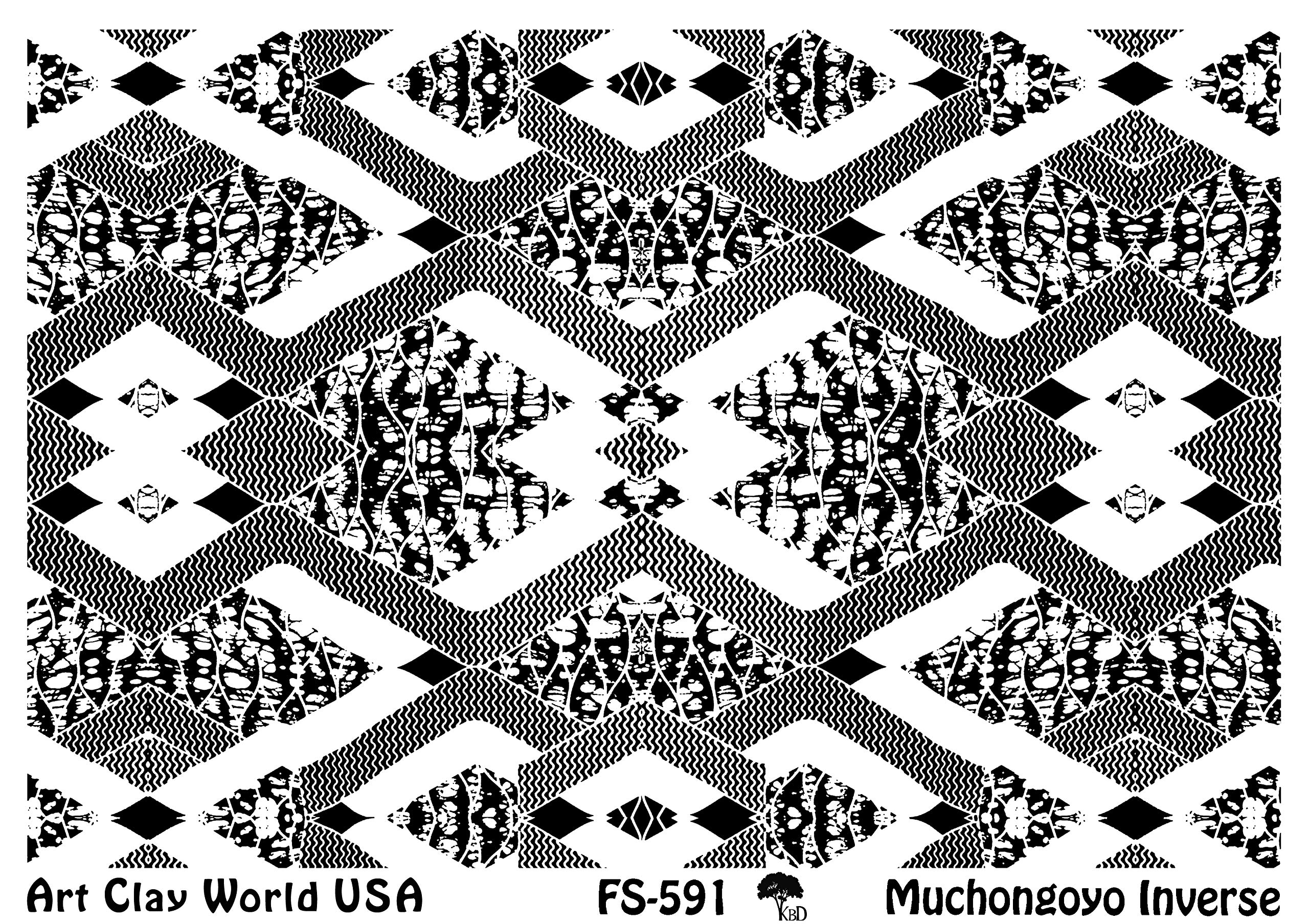 FlexiStamps Texture Sheets Muchongoyo Inverse Design - 1 Pc.