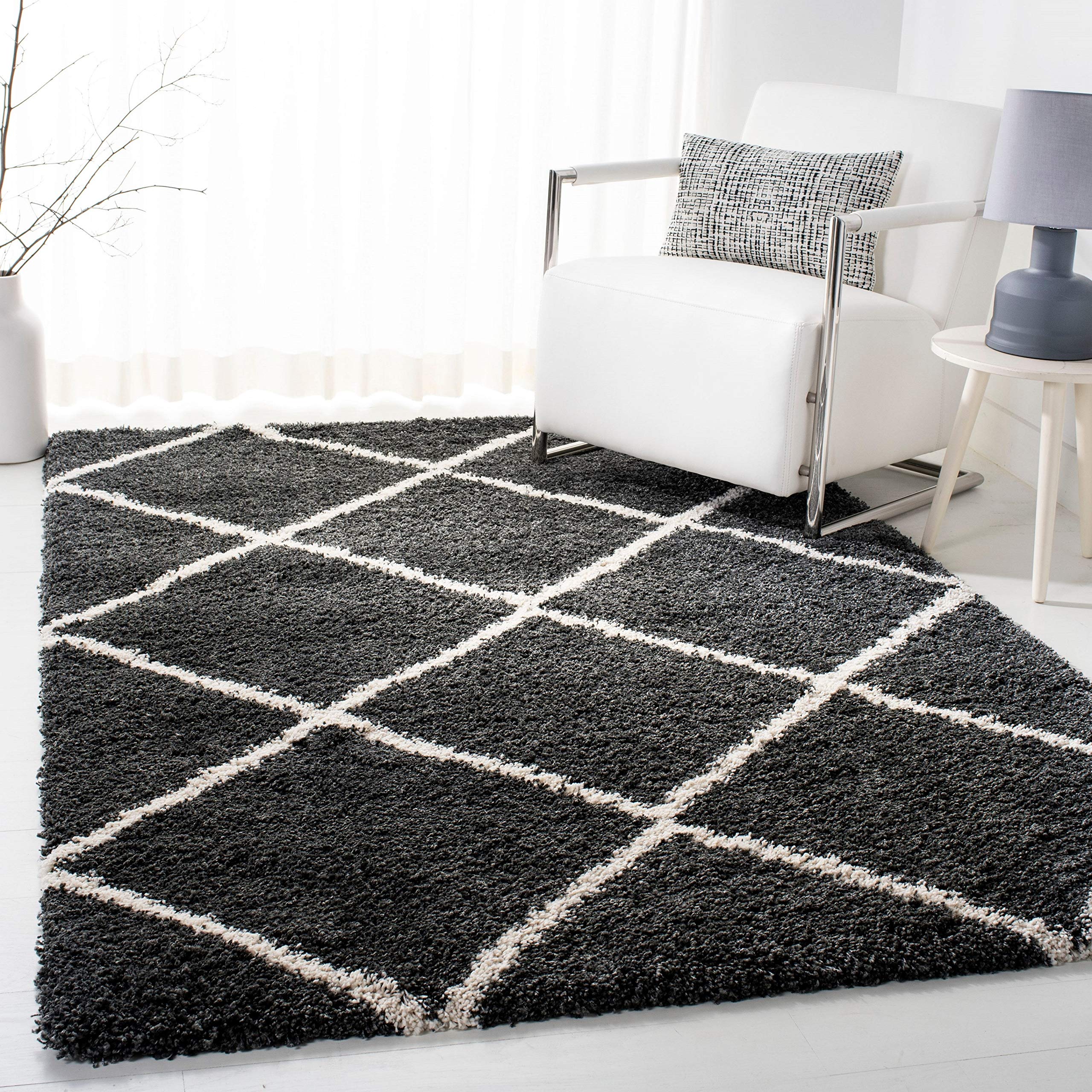 Microfiber Shag Rugs - Beige & Ivory -25