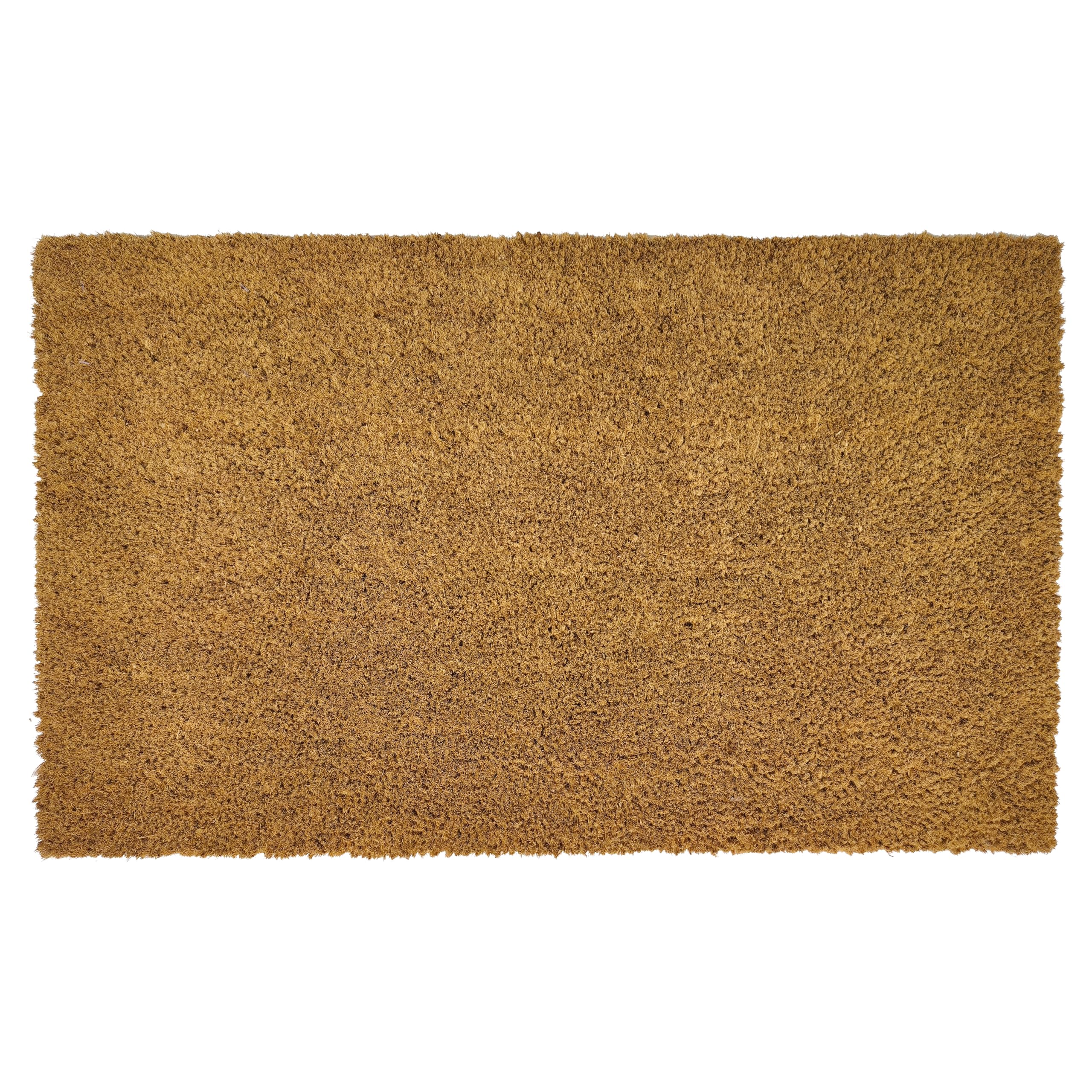 EHC Natural Coir Entrance Mat Outdoor & Indoor Mat, Heavy Duty Doormats Dirt trapper door mats for Front Door, Patio or Entrance, 60 x 90 cm