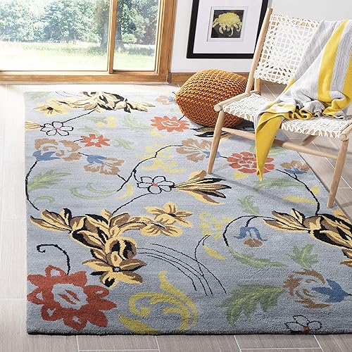 Miniatura 11 de SAFAVIEH Soho Collection SOH736A - Alfombra de pasillo hecha a mano de lana y viscosa de 2 pies 6 pulgadas x 8 pies, marrón/multicolor