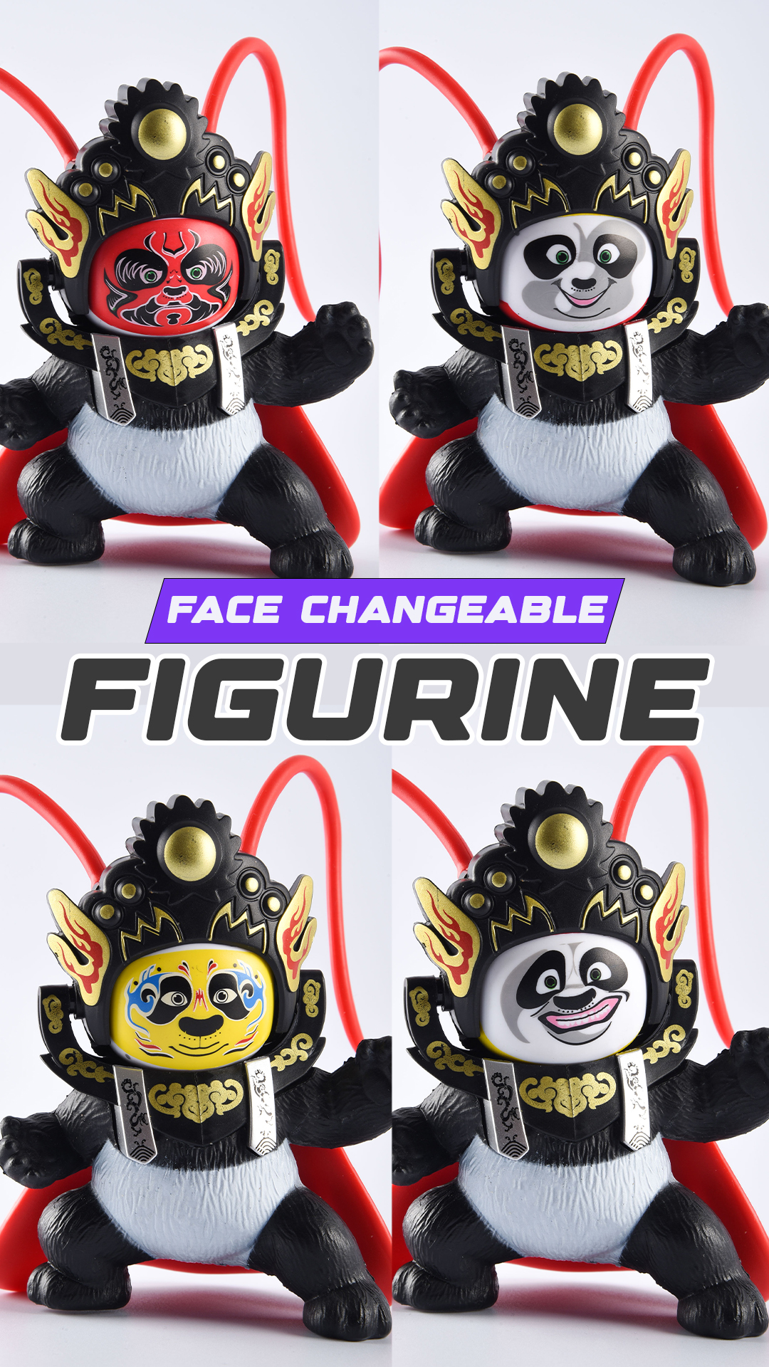 Buy Comicsense.Xyz Sichuan Style Face Changing Panda Figure Doll