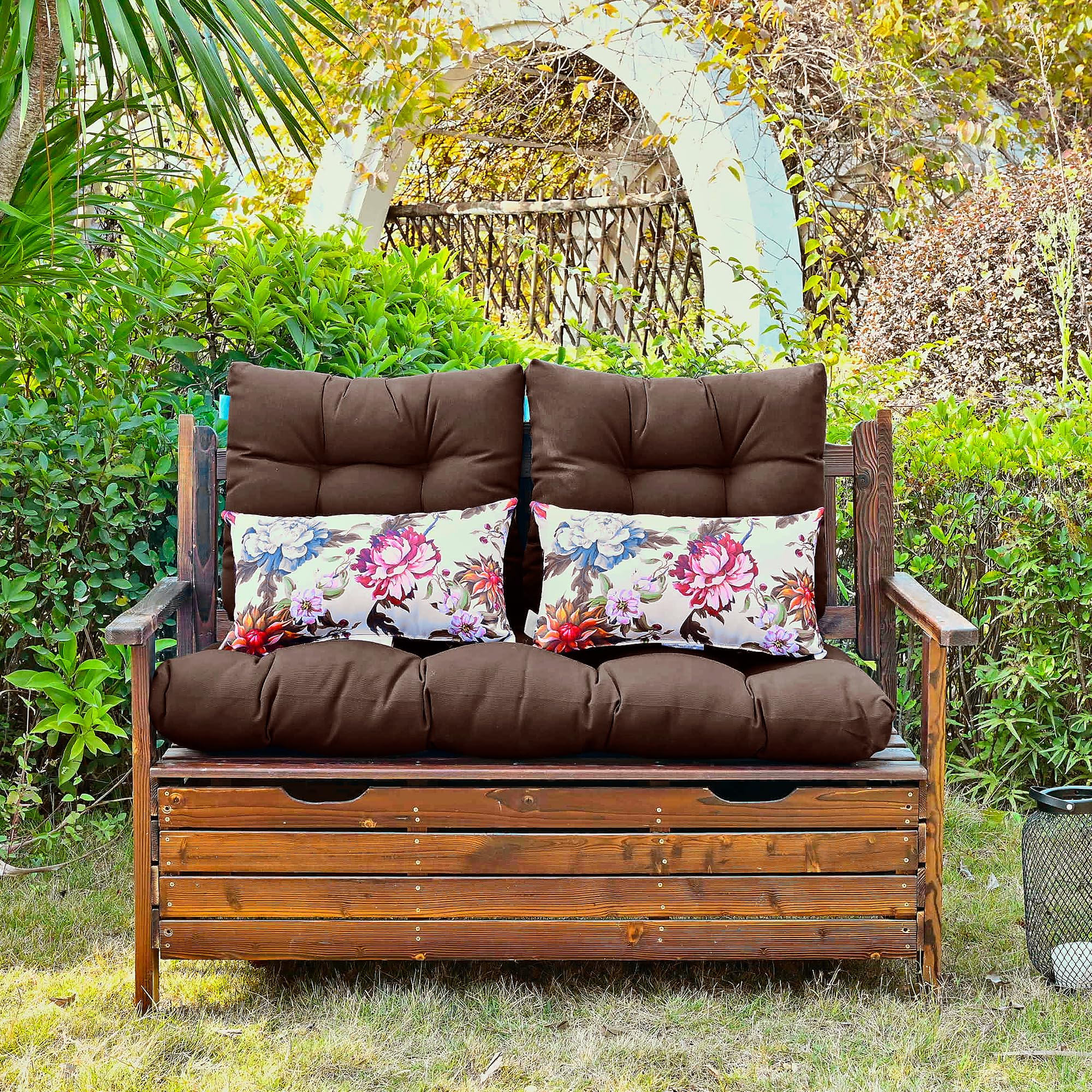 Patio Cushions ARTPLAN Outdoor Chair Cushions Seat Low Back,40