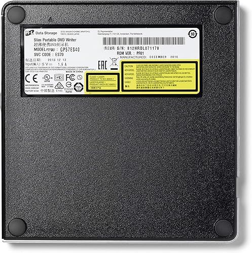 Miniatura 4 de LG GP57ES40 External Ultra Portable Slim DVD-RW Negro, Plata Portátil