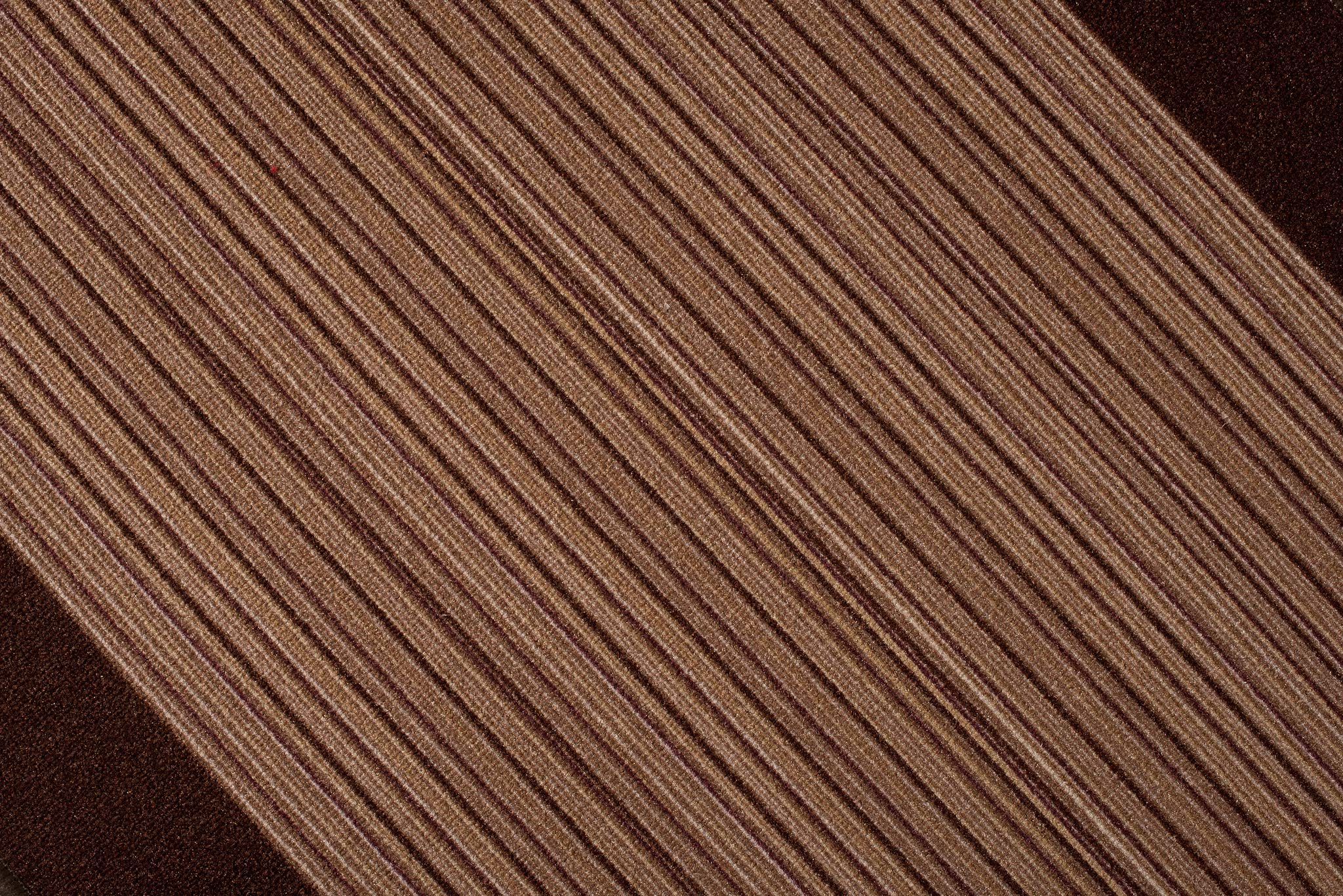 Tapiso Antypoślizgowy dywan, bieżnik na metry, nowoczesny, w paski, brązowy, melanż, do korytarza, salonu, 80 x 550 cm