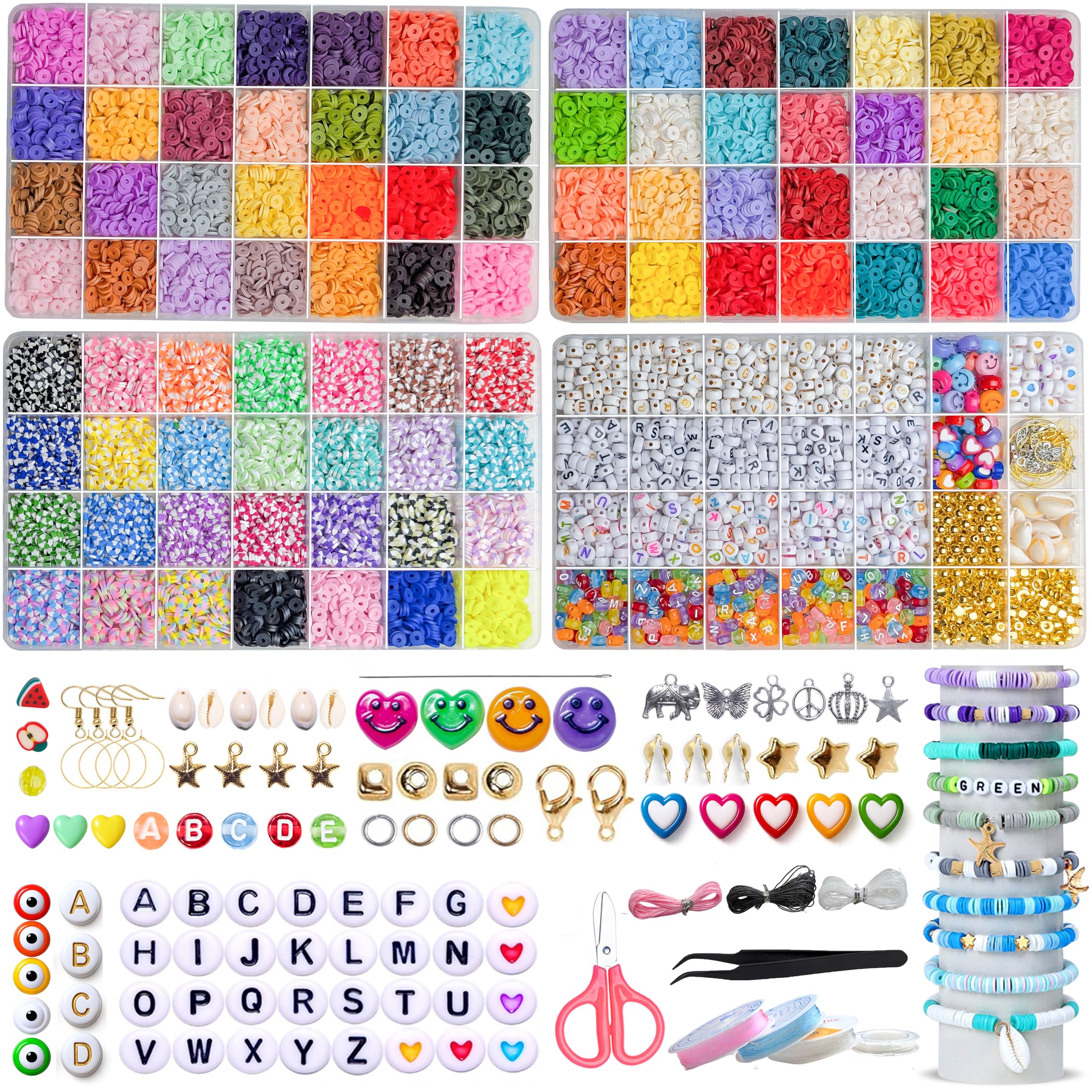 ProPinz 20,000+ Clay Beads Bracelet Making kit