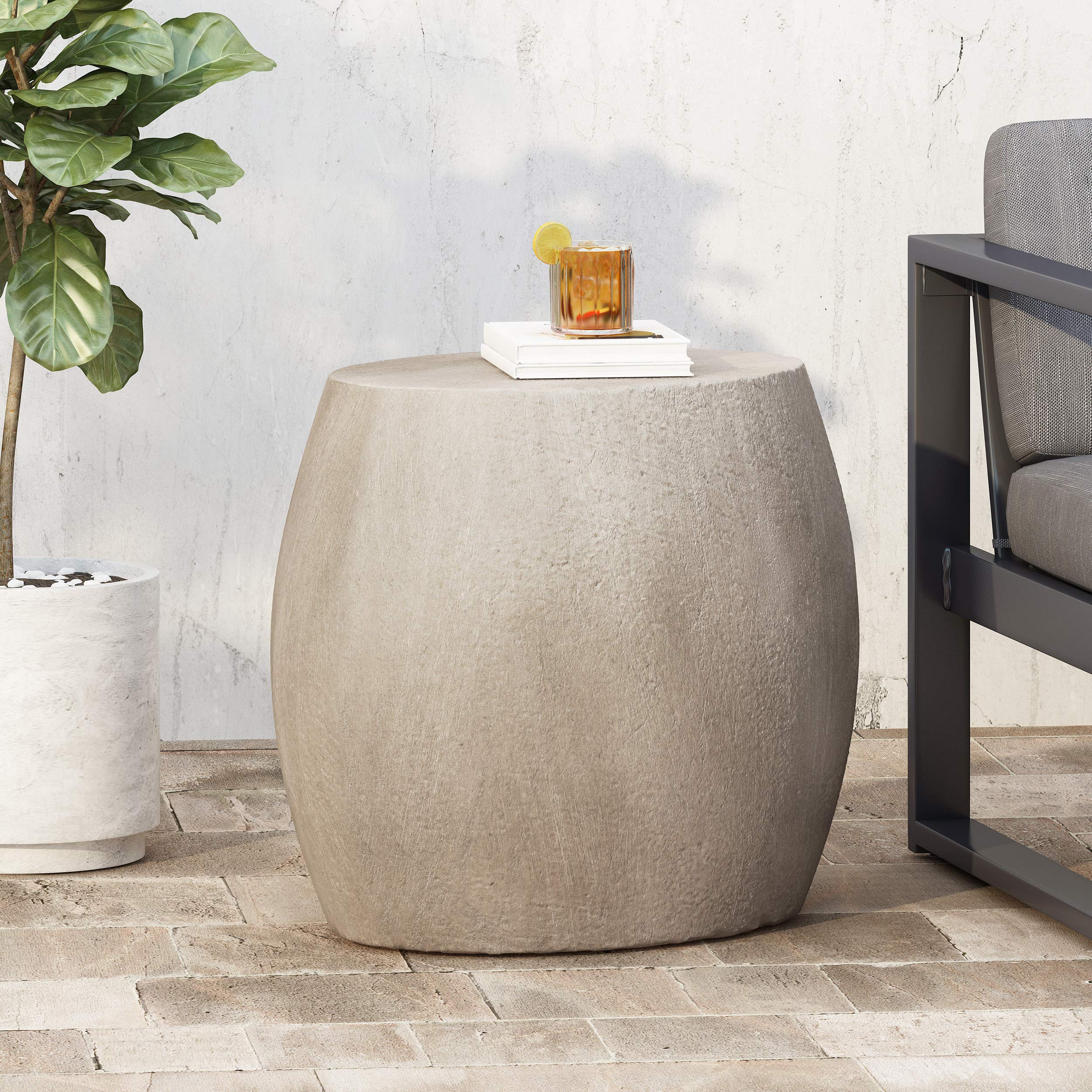 313405 Side Table, Light Gray