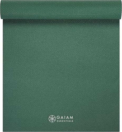 Miniatura 9 de Gaiam Essentials 14" Thin (6mm) Yoga & Pilates, Fitness & Exercise Mat with Easy-Cinch Carrier Strap Cusion Support For Fitness and Gym Workouts