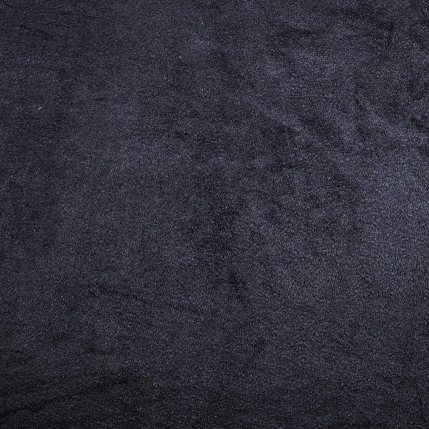 FabricLA | Black Solid Minky Fabric by The Yard | Minky Plush Cuddle Fabric | Soft Minky Fabric | 36" X 60" Inch Wide | Baby Blanket, Apparel, Throws | 2 Continuous Yards