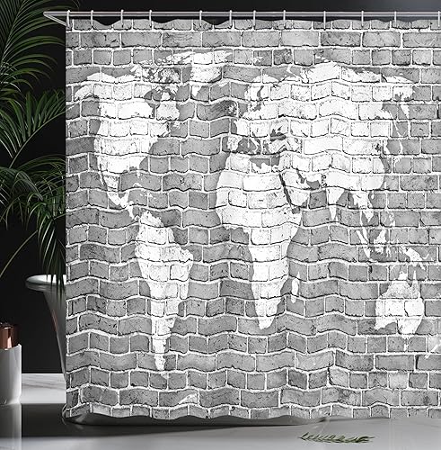 Miniatura 3 de Ambesonne Cortina de ducha multicolor en tres tamaños