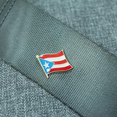 Miniatura 7 de -Parche de bandera de Puerto Rico pequeño de Armycrew + insignias coleccionables Pines de Puerto Rico, Bandera Nacional de Puerto Rico NO.077A
