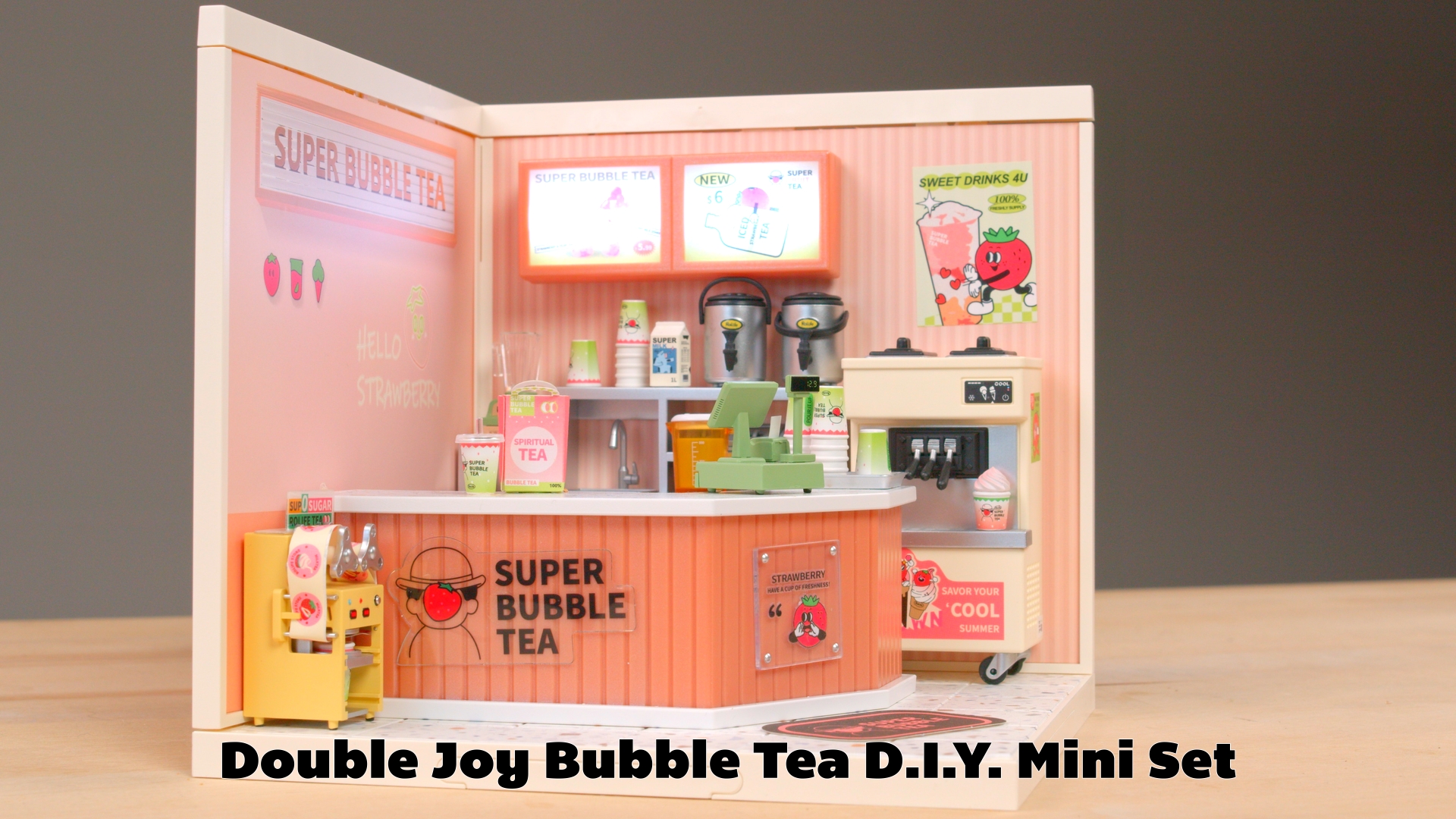 Amazon.com: Fat Brain Toys Double Joy Bubble Tea D.I.Y. Mini Set 