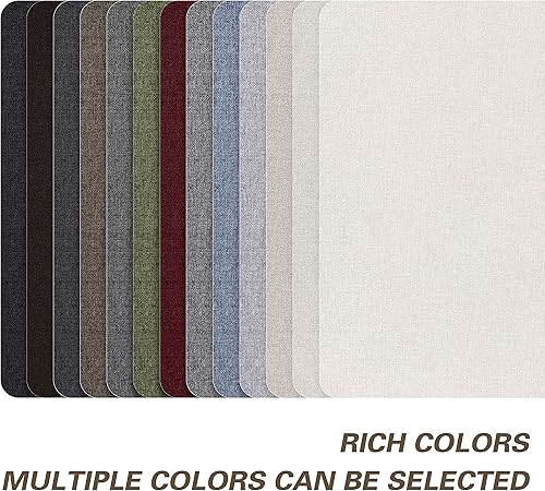 Miniatura 3 de KING MOUNTAIN Parches de reparación de lino fino, parches de tela de lino autoadhesivos, 8 x 11 pulgadas, 2 unidades, multicolor, se pueden utilizar