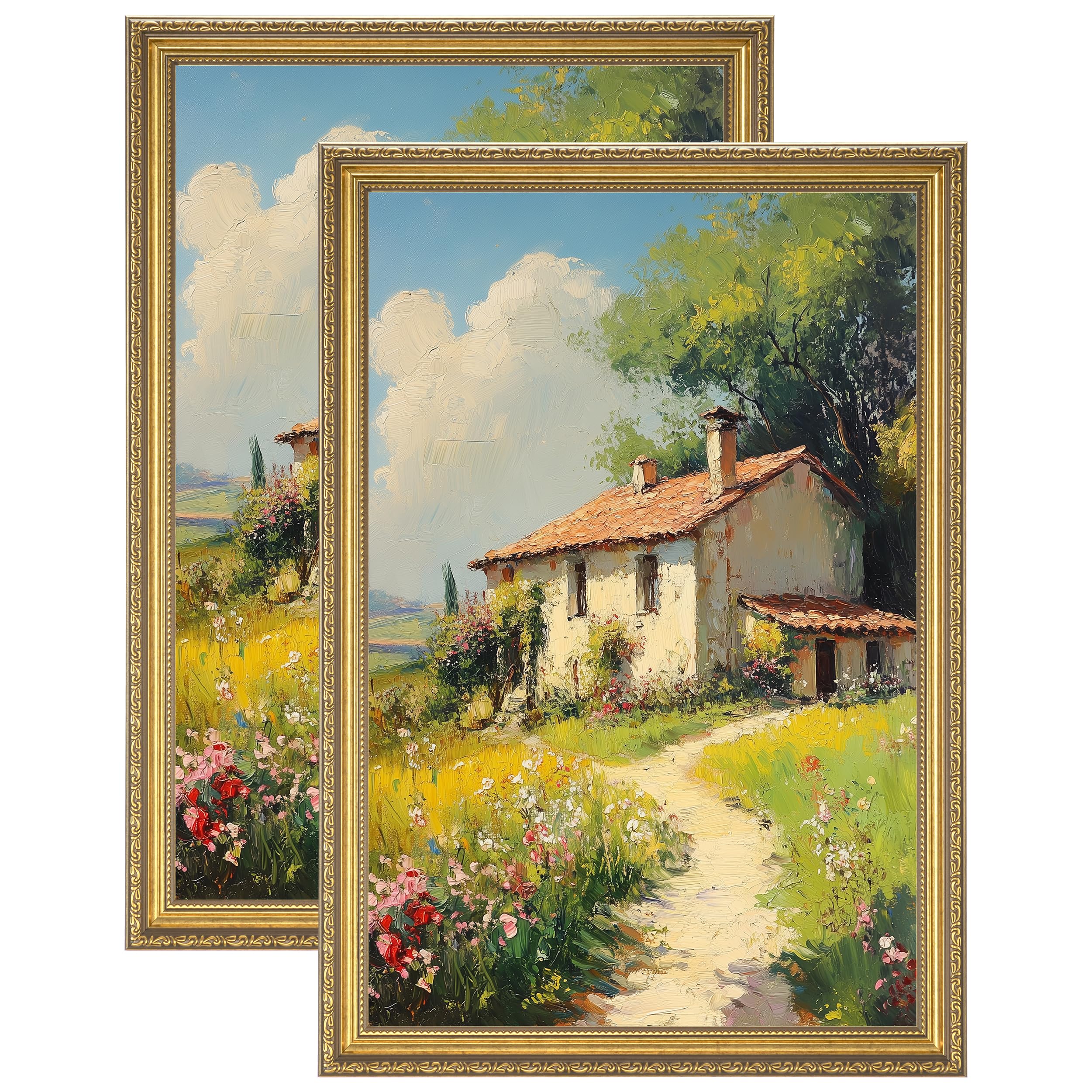 eletecpro Ornate Vintage Gold Frames