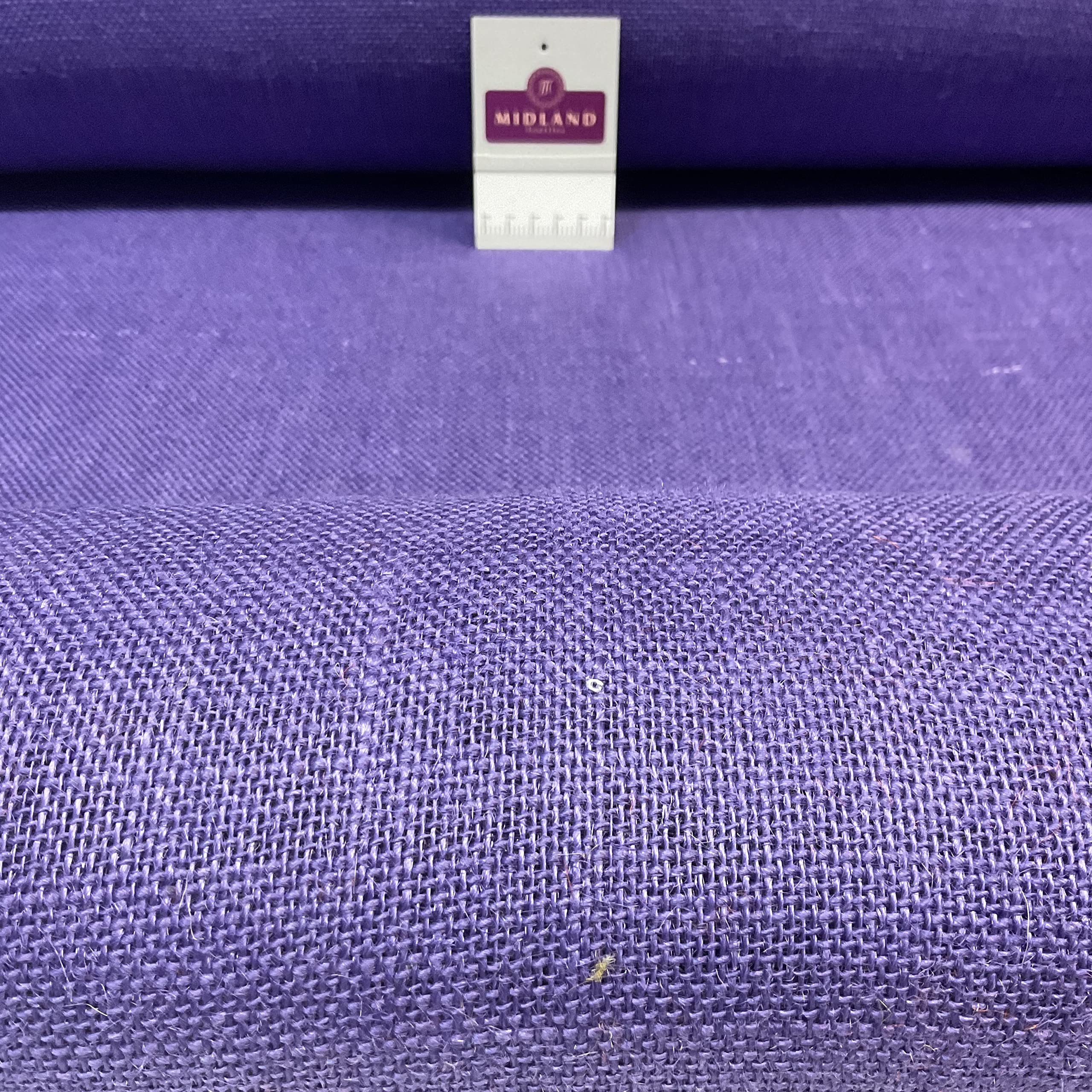 Tela Yute Morado 5 Metros - 99cm Ancho Para Manualidades Tapicería