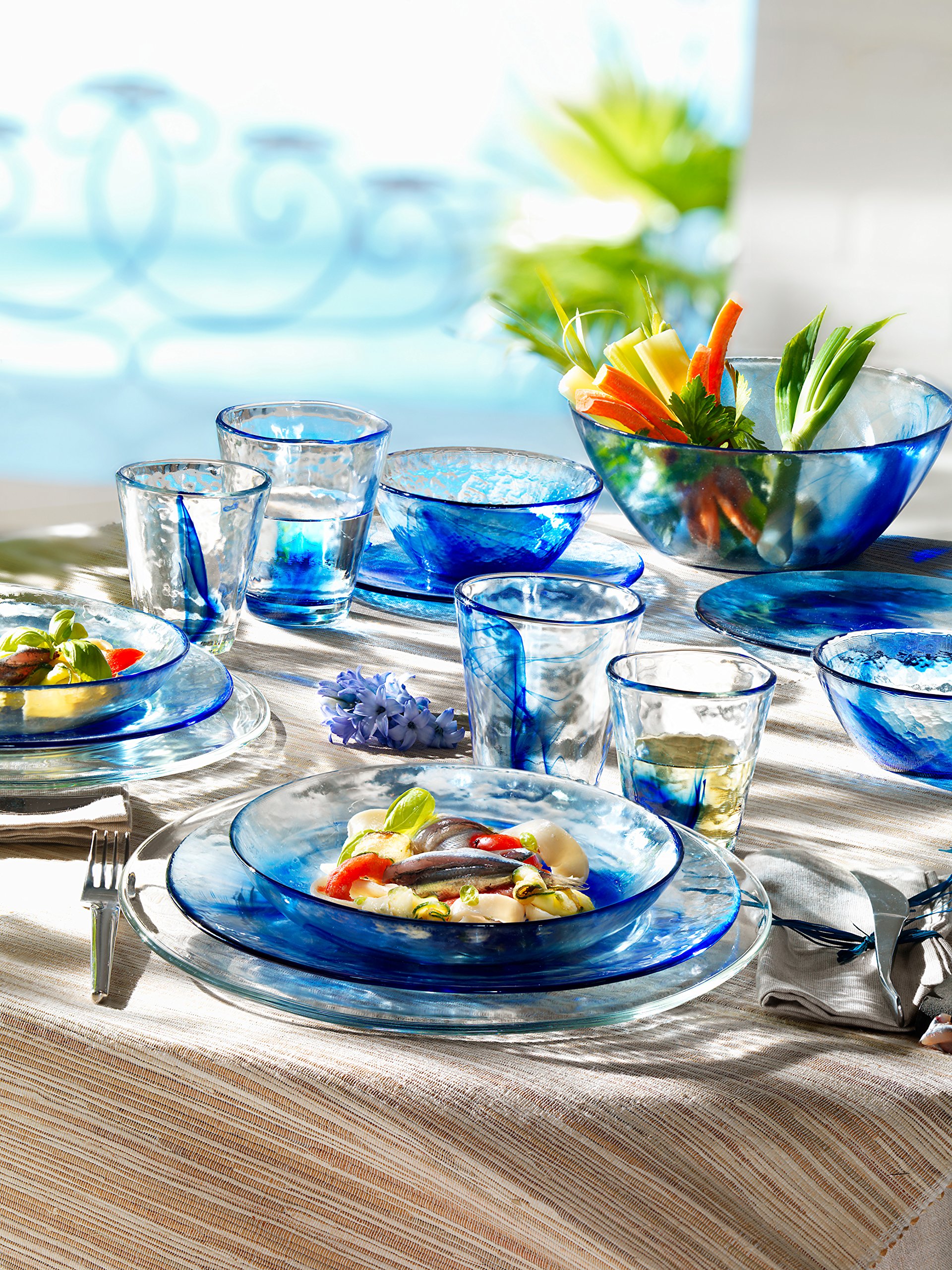 Bormioli Rocco Cobalt Blue 6set ヴィンテージ Amazon.com | Bormioli Rocco Murano 14.25 oz. Cobalt Blue Beverage