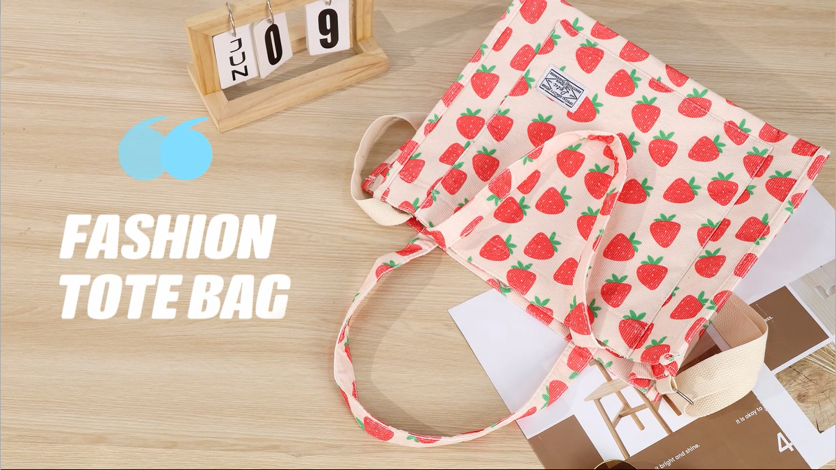 Bolso Tote de Pana para Mujer Pequeño Tipo Satchel miniatura 7
