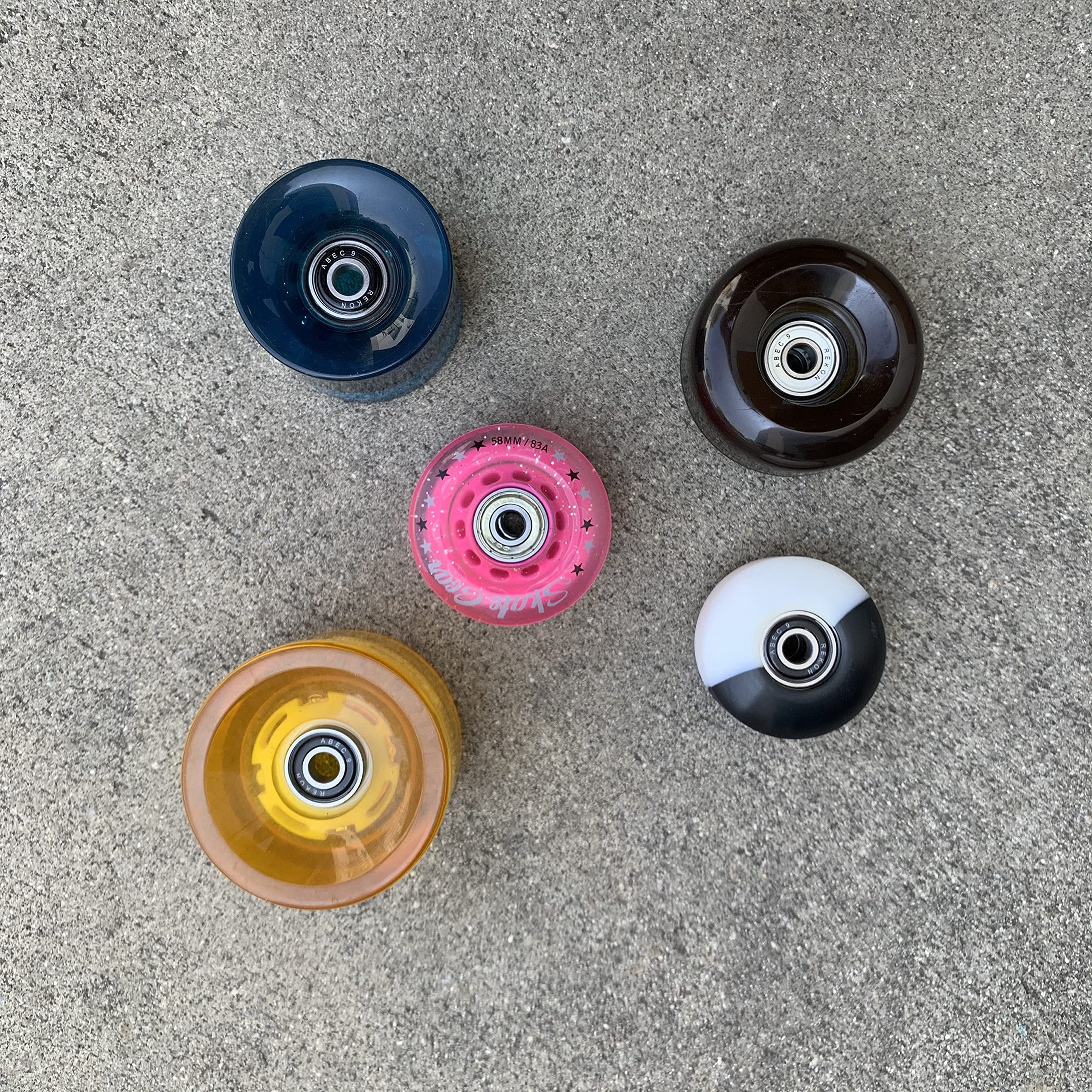 REKON Máquina de prensa de rodamiento de ruedas de skate Longboard