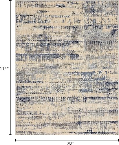 Miniatura 2 de Scott Living por Drew & Jonathan Provenance - Alfombra moderna abstracta negra de 2 pies 4 pulgadas x 7 pies 10 pulgadas, perfecta para sala de