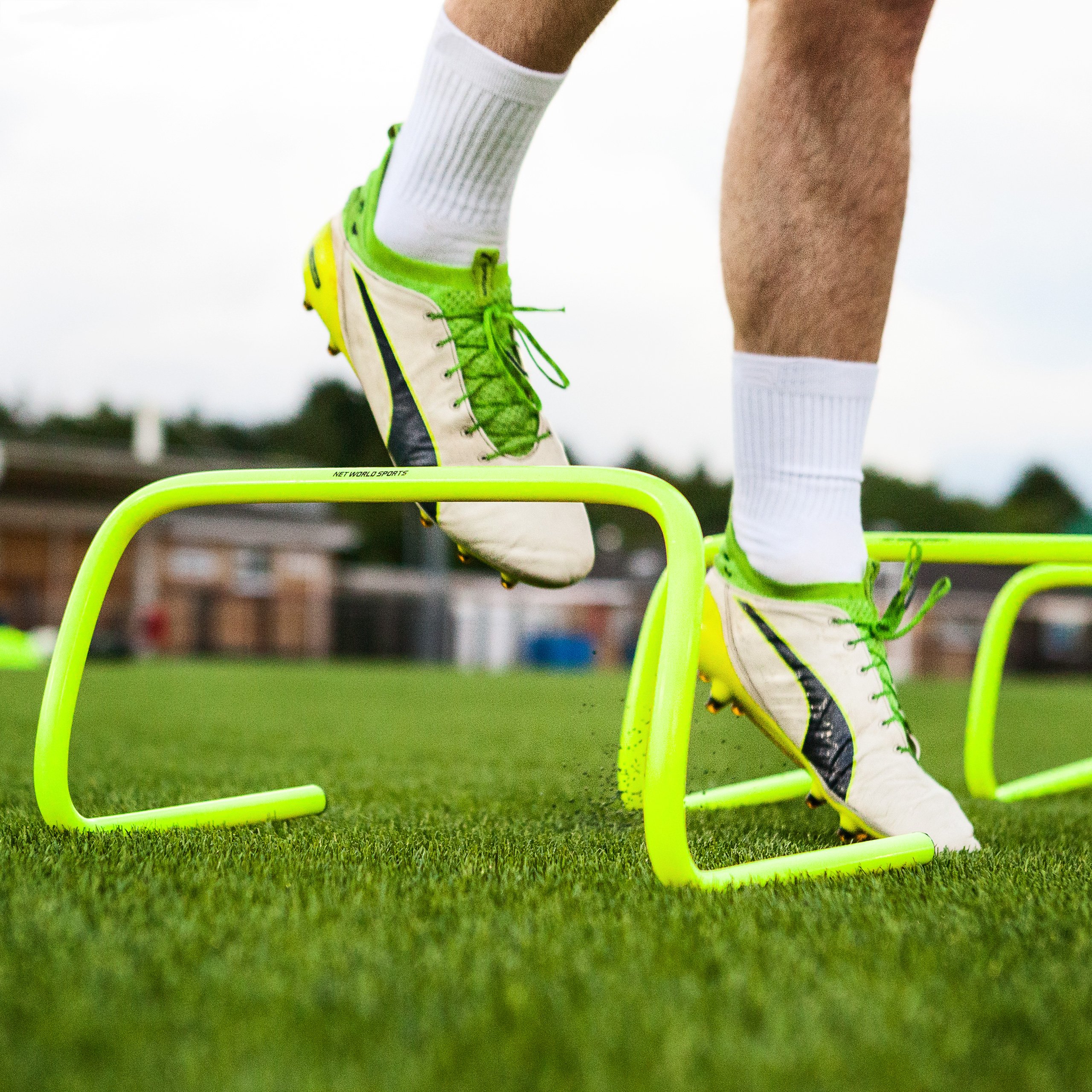 Forza Agilidad Vallas | Pack de 6 Vallas de Entrenamiento | Tres Alturas Diferentes Disponibles - [Net World Sports] (6")