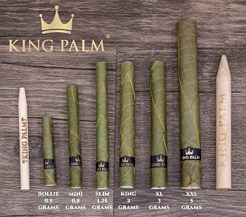 palm tobacco Amazon.com: King Palm Slim Size Natural Pre Wrap Palm Leafs (1 Pack of 25,  25 Rolls Total) - Pre Rolled Cones - All Natural Cones - Corn Husk Filter