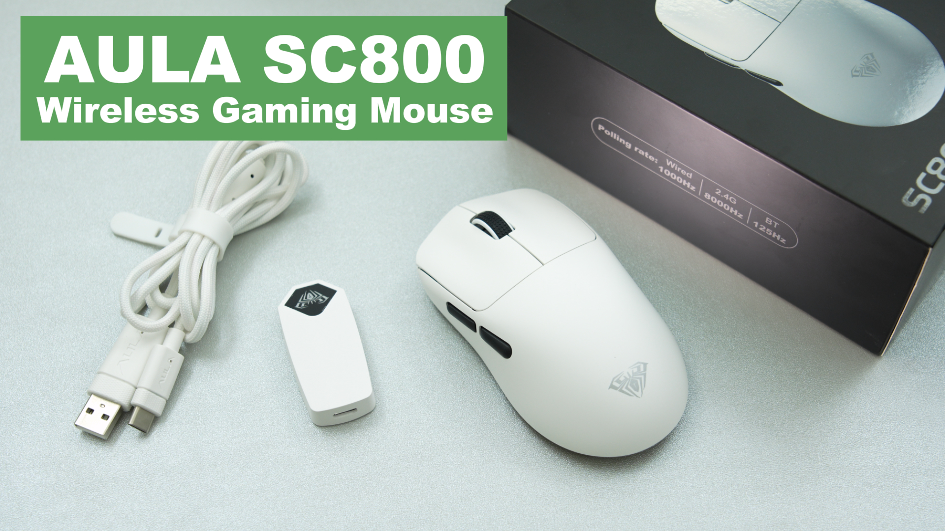 Amazon.com: AULA SC800 Wireless Gaming Mouse, Adjustable 26000 DPI