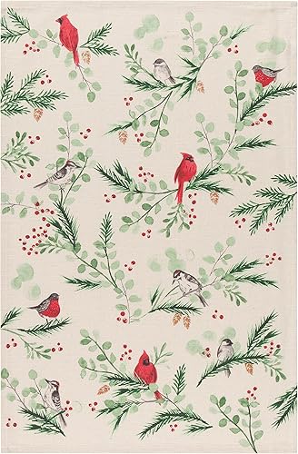 Now Designs Toalla de cocina estampada Forest Birds, 18 x 28 pulgadas disponible en Yaxa El Salvador