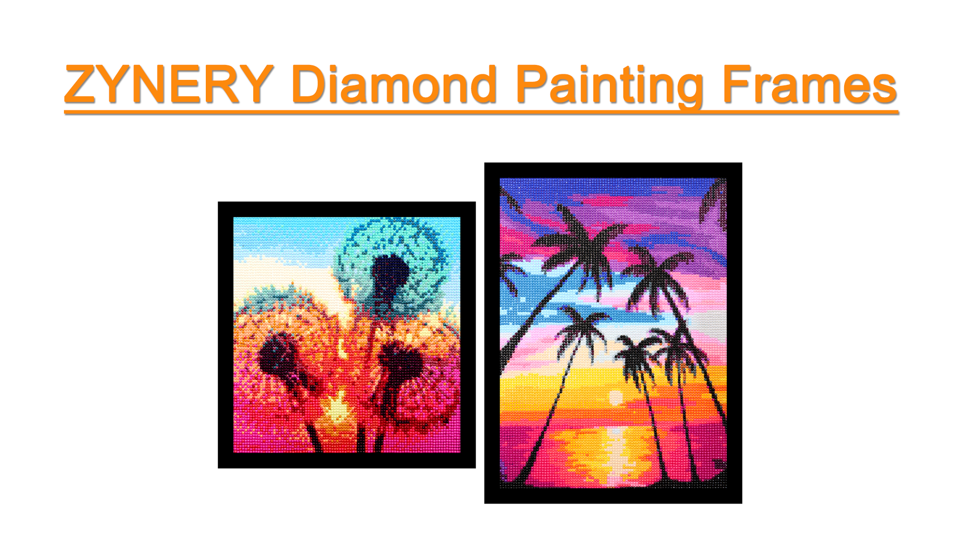 Amazon.com: ZYNERY 10 Pack Diamond Painting Frames, Diamond Art