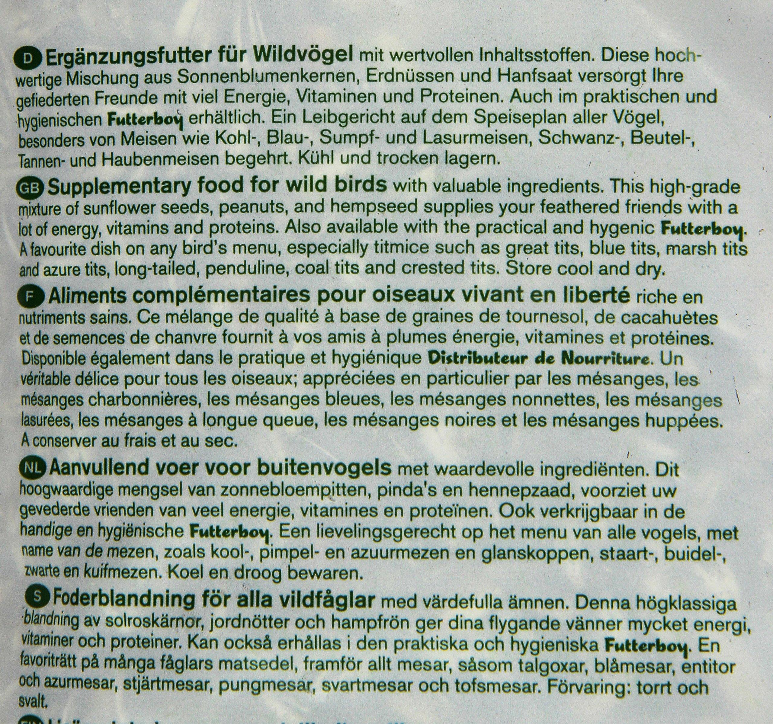 ERDTMANNS - Cibo per uccelli selvatici 2,5 kg