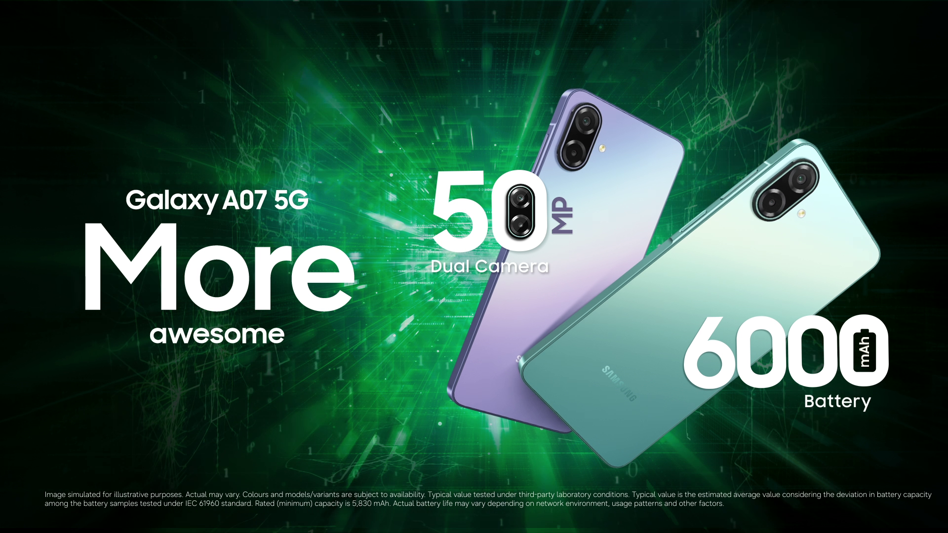 Samsung Galaxy A07 5G Smartphone (Black, 4GB RAM, 128GB Storage