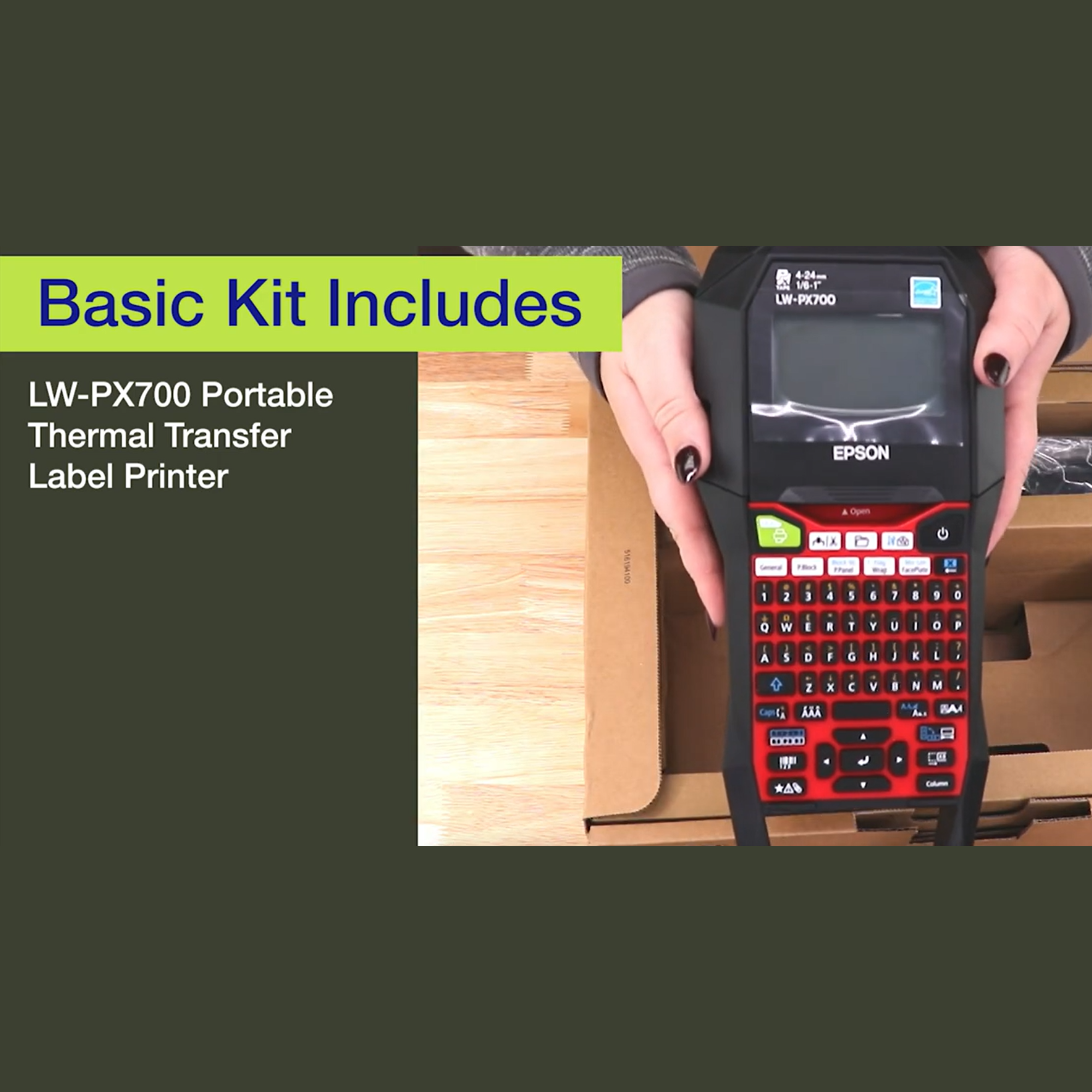 Amazon.com: LABELWORKS Epson 700 Vinyl Self Lam Bundle - LW-PX700