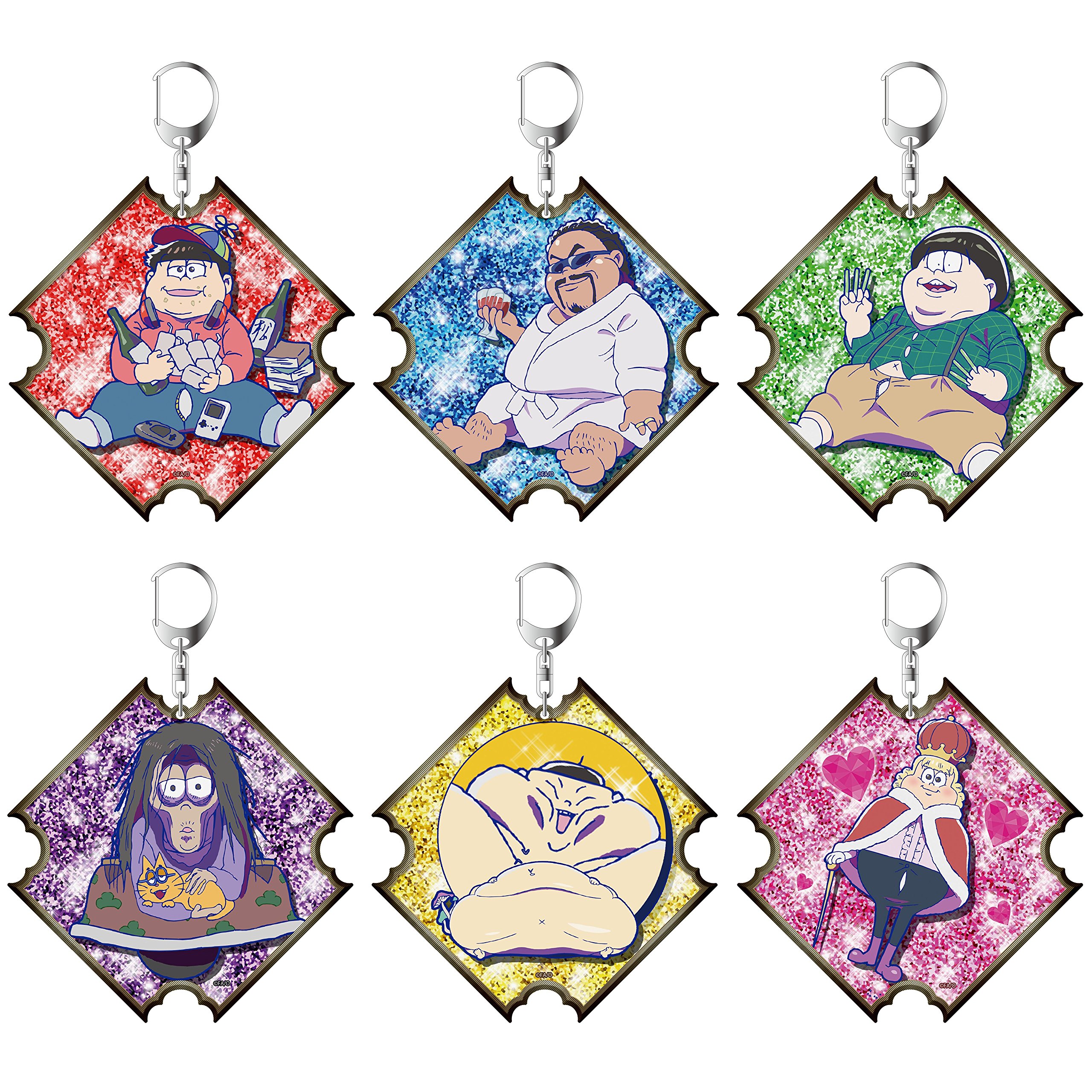 おそ松さん 6つ子 グッズ 100点以上 アクリルキーホルダー 大量セット