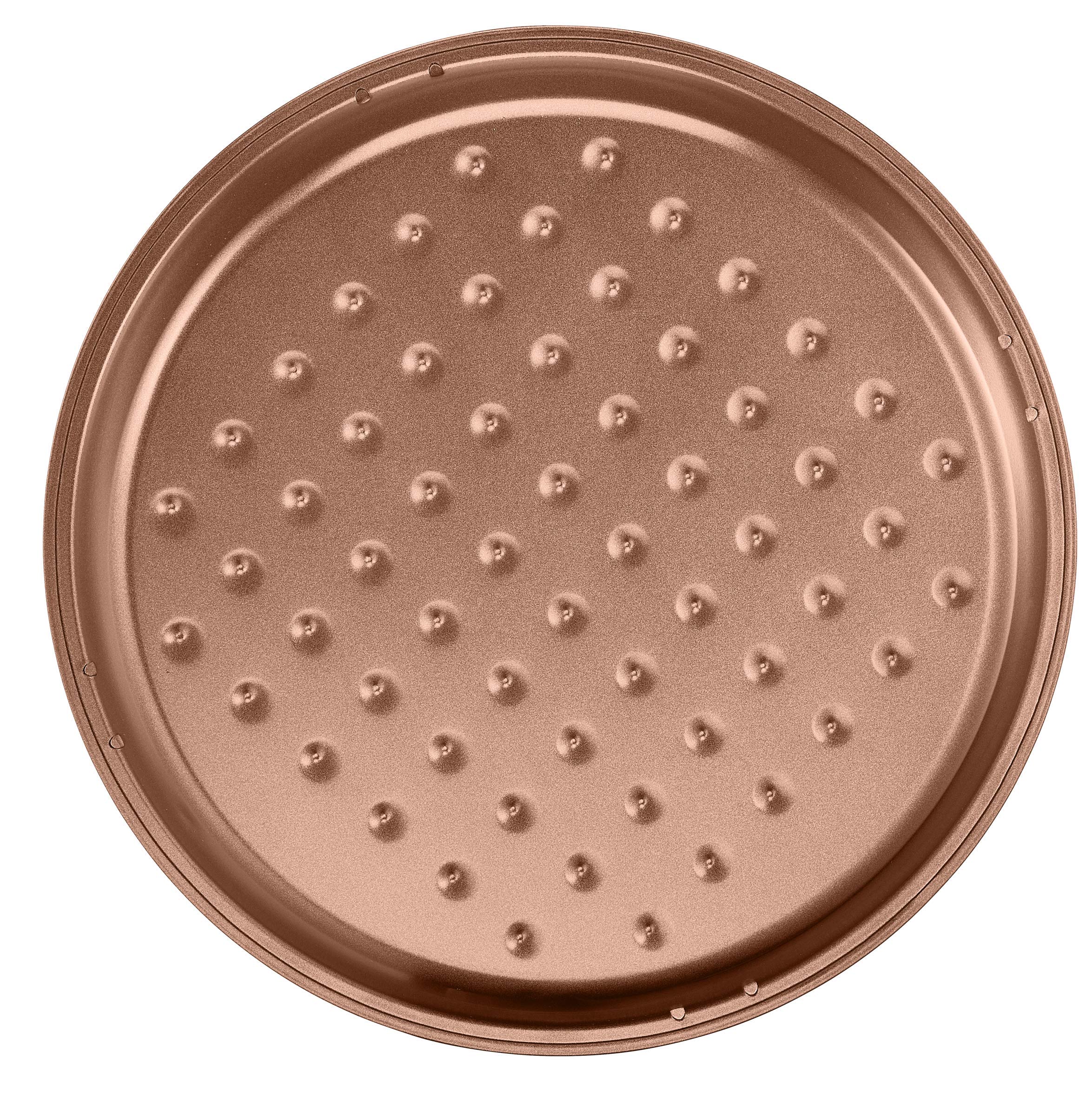 Tefal - J2558314 - Airbake - Molde para tartas (27 cm, antiadherente, acero al carbono), color marrón