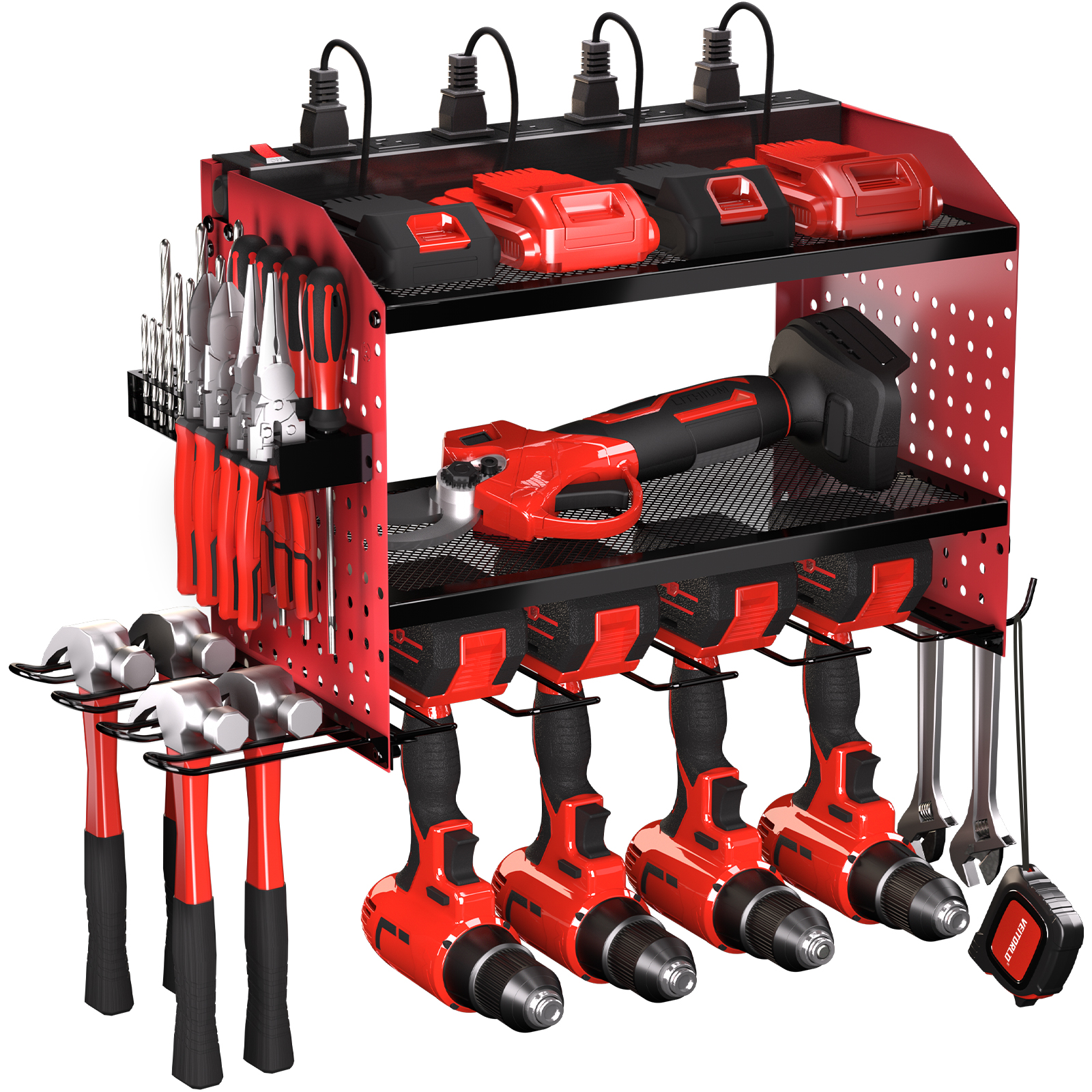 Amazon.com: Power Tool Organizer with Charging Station, Heavy Duty
